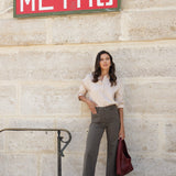 Jean Gaspard - denim kaki - Oraije Paris