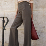 Jean Gaspard - denim kaki - Oraije Paris