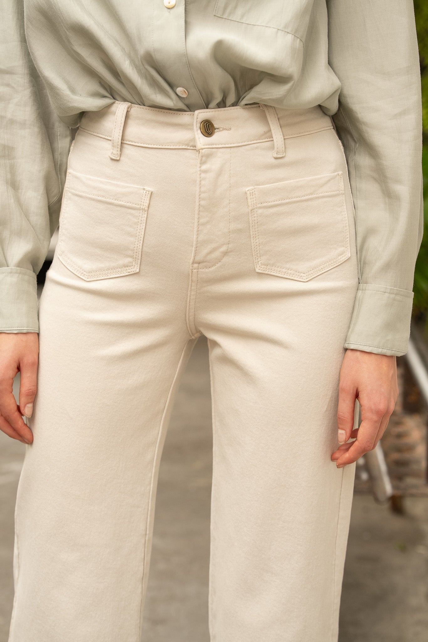 Jean Gaspard - denim taupe