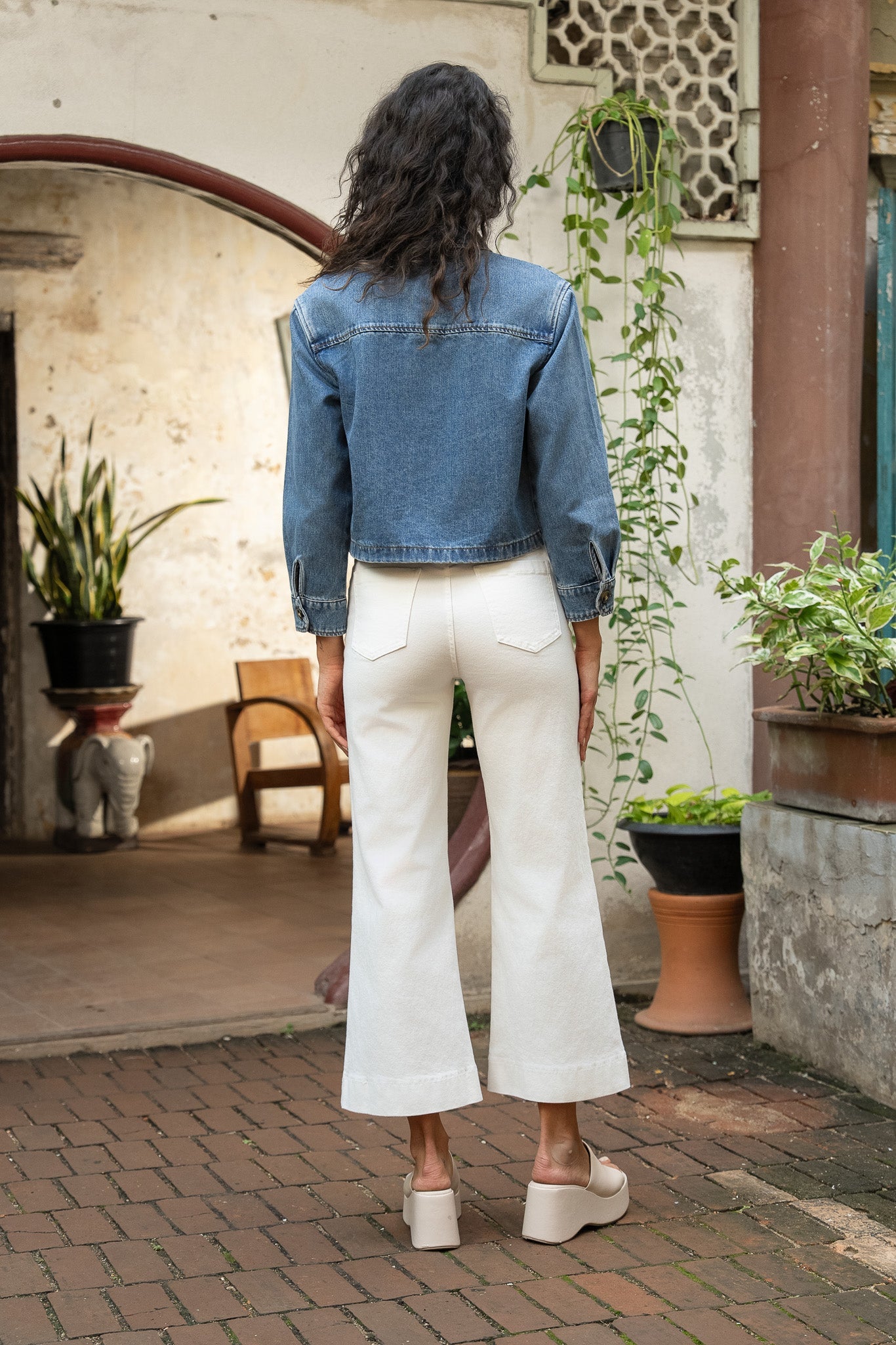 Jean Gasparette - denim blanc