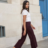 Jean Gasparette - denim bordeaux - Oraije Paris