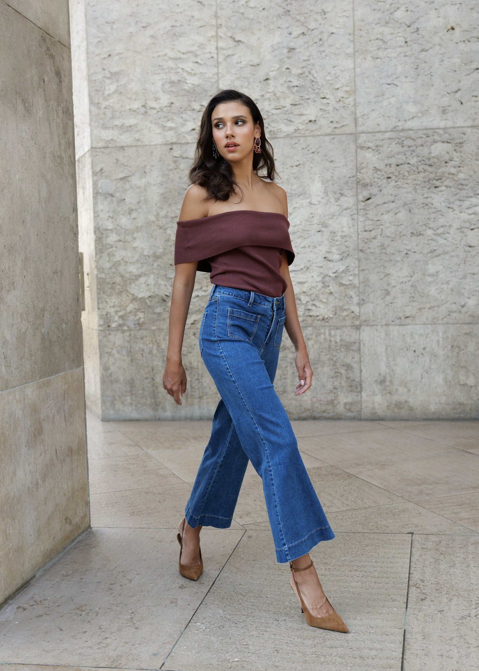 Jean Gasparette - denim foncé - Oraije Paris