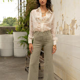 Jean Gasparette - denim kaki clair