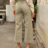 Jean Gasparette - denim kaki clair