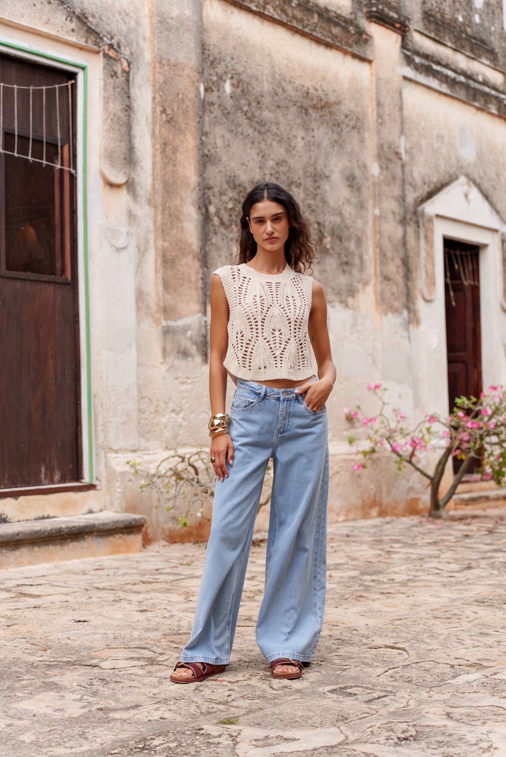 Jean Giovani - denim clair