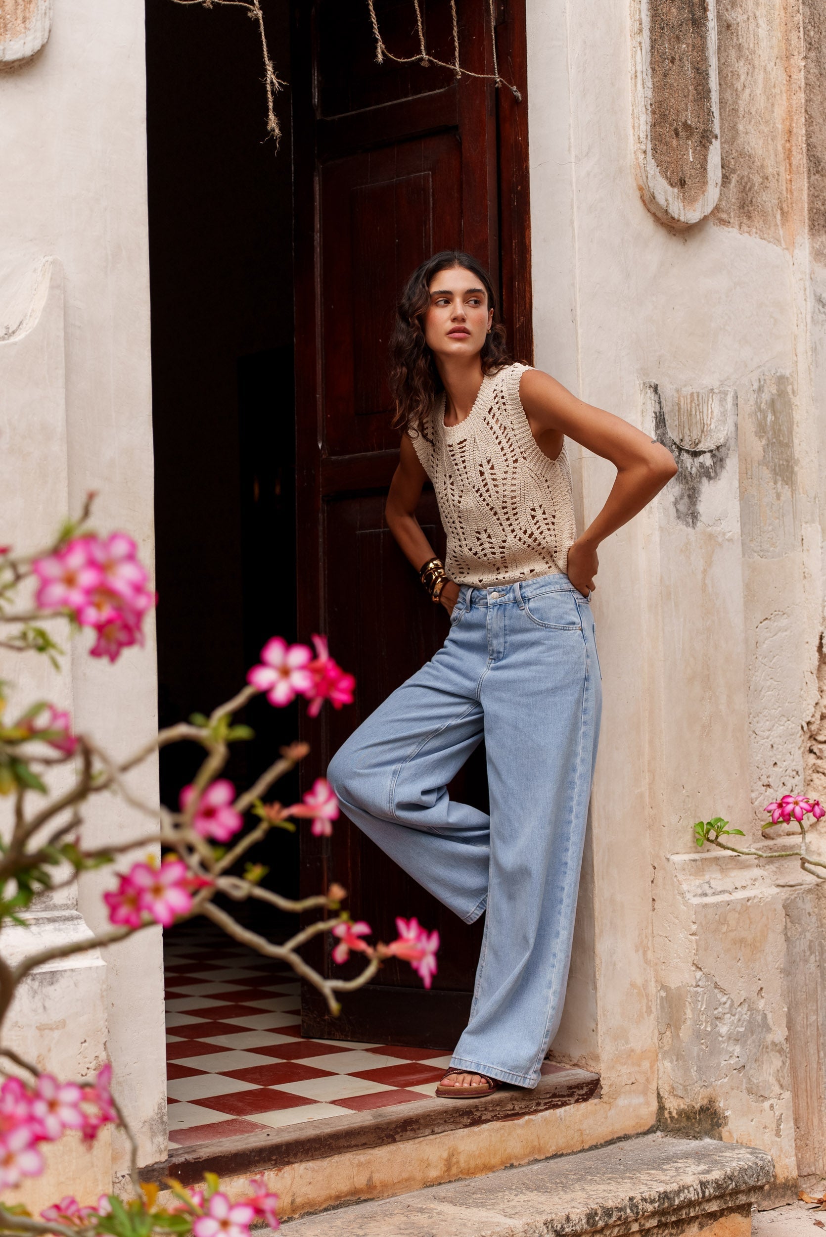 Jean Giovani - denim clair