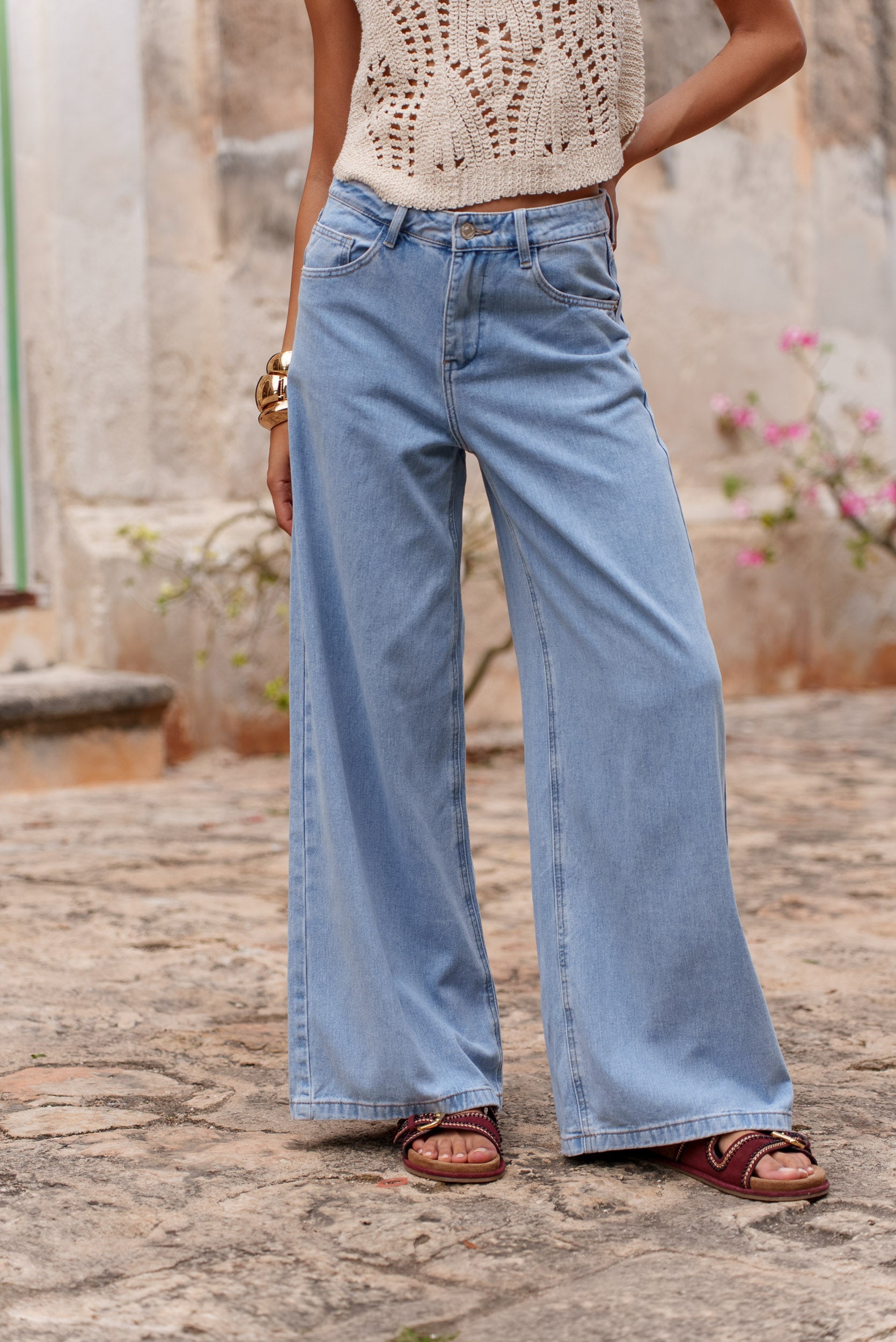 Jean Giovani - denim clair