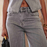 Jean Giovani - denim gris clair - Oraije Paris