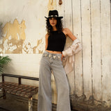 Jean Giovani - denim gris clair