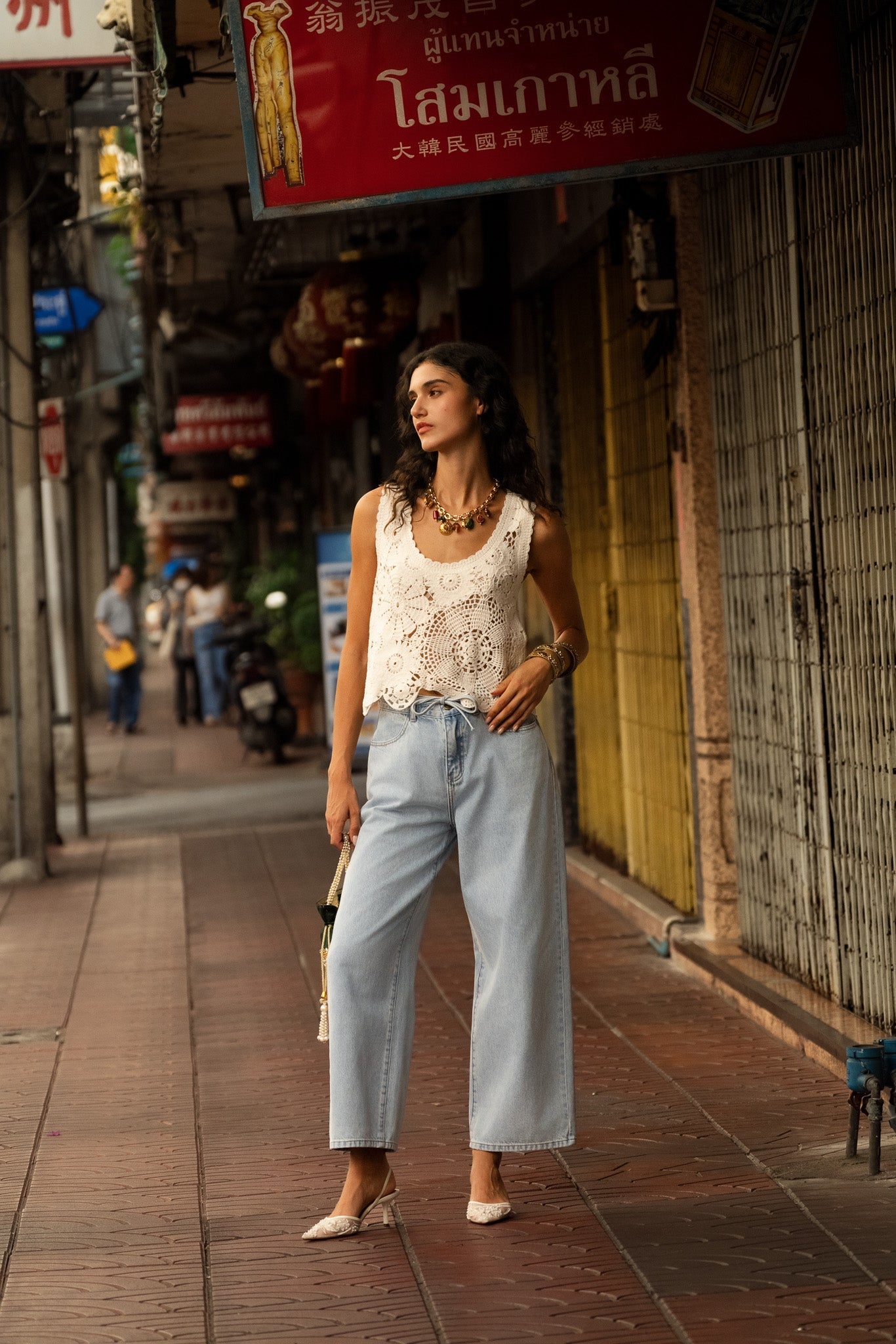 Jean Harper - denim bleu clair