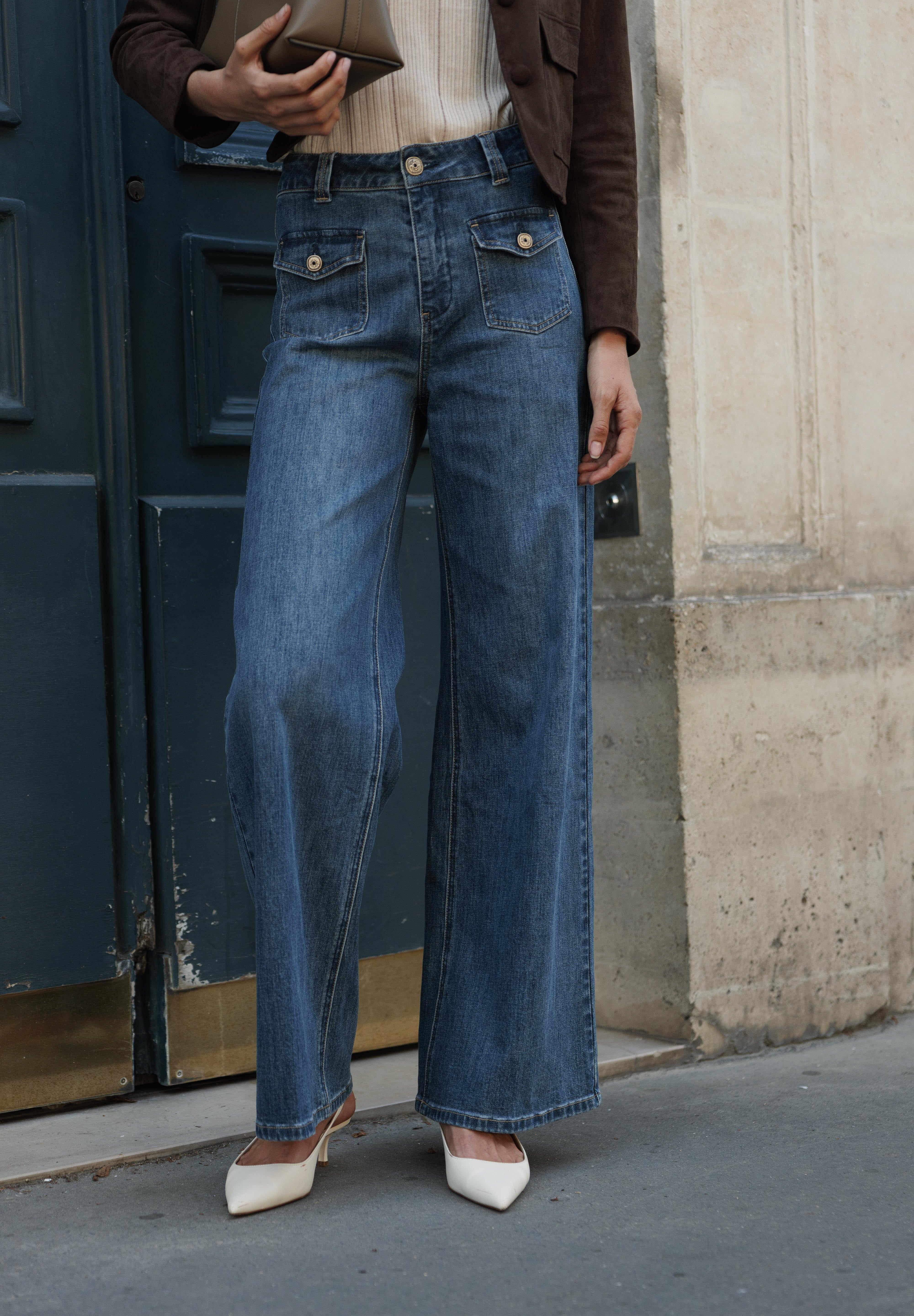Jean Heloïse - denim stone - Oraije Paris