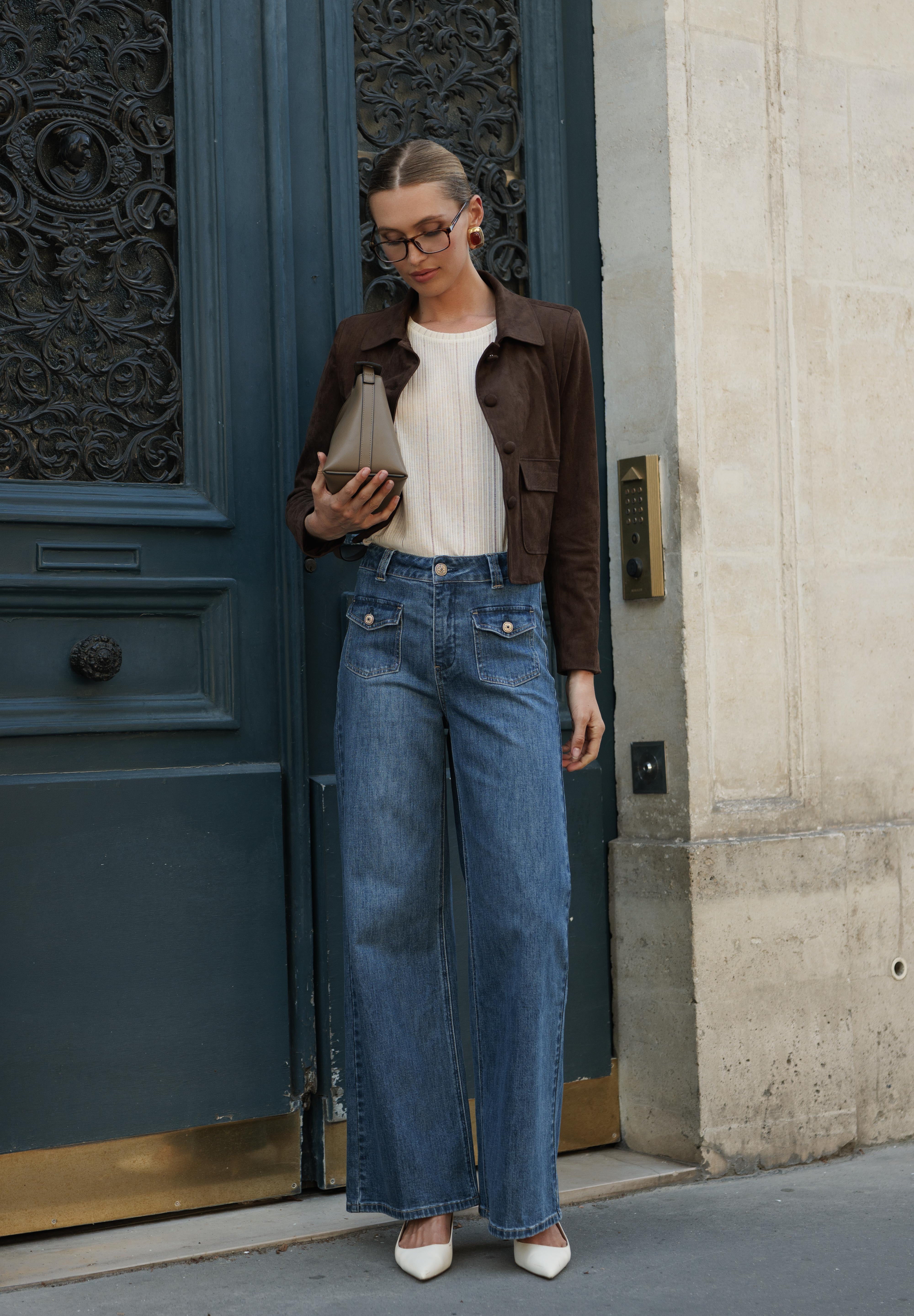 Jean Heloïse - denim stone - Oraije Paris
