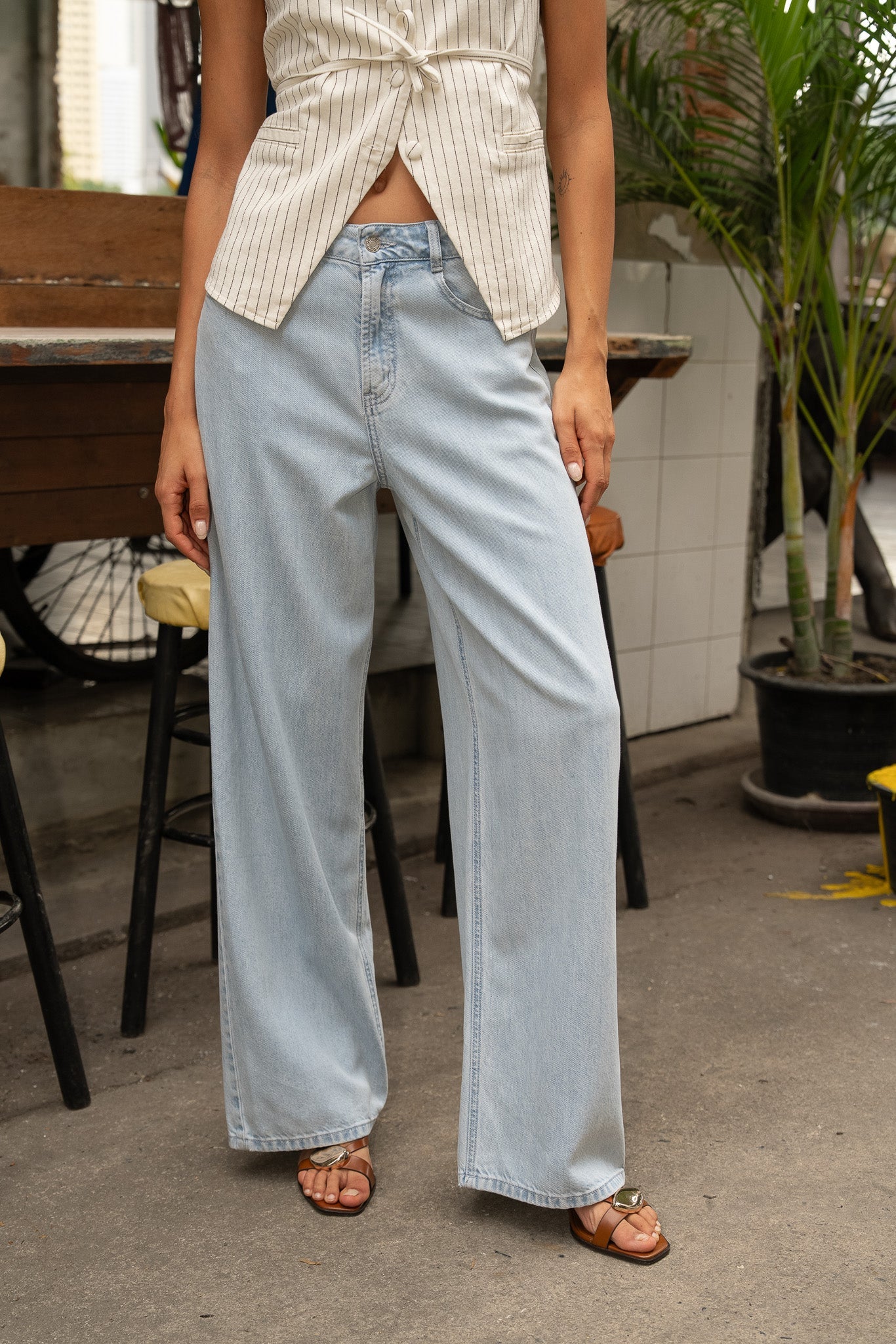 Jean Joly - denim bleu clair