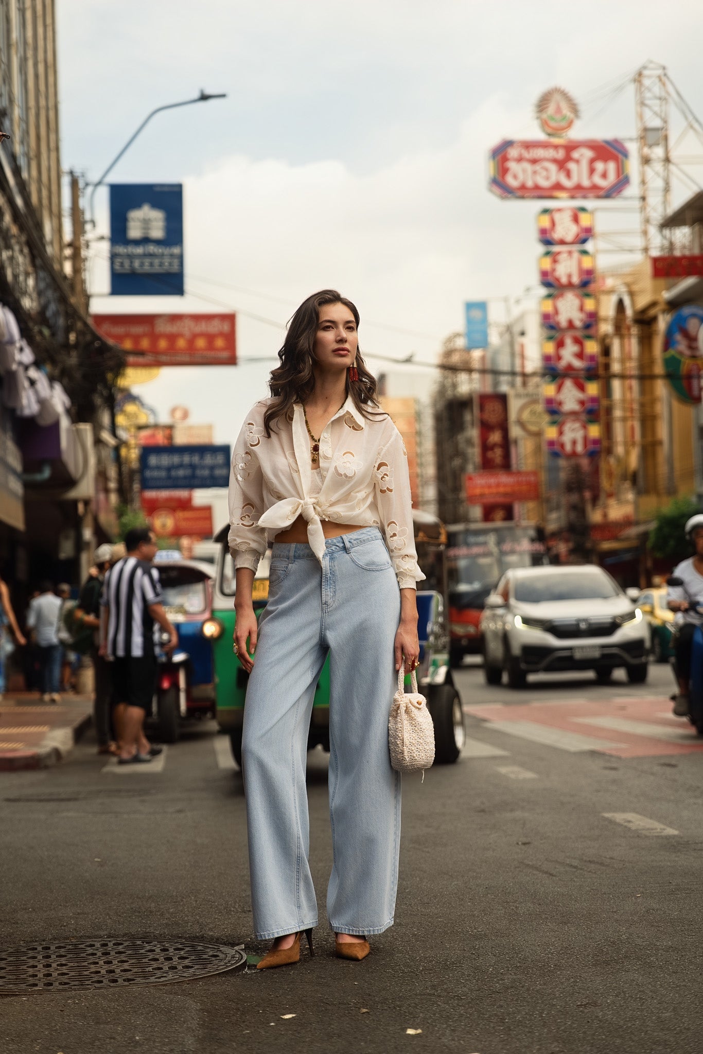 Jean Joly - denim bleu clair