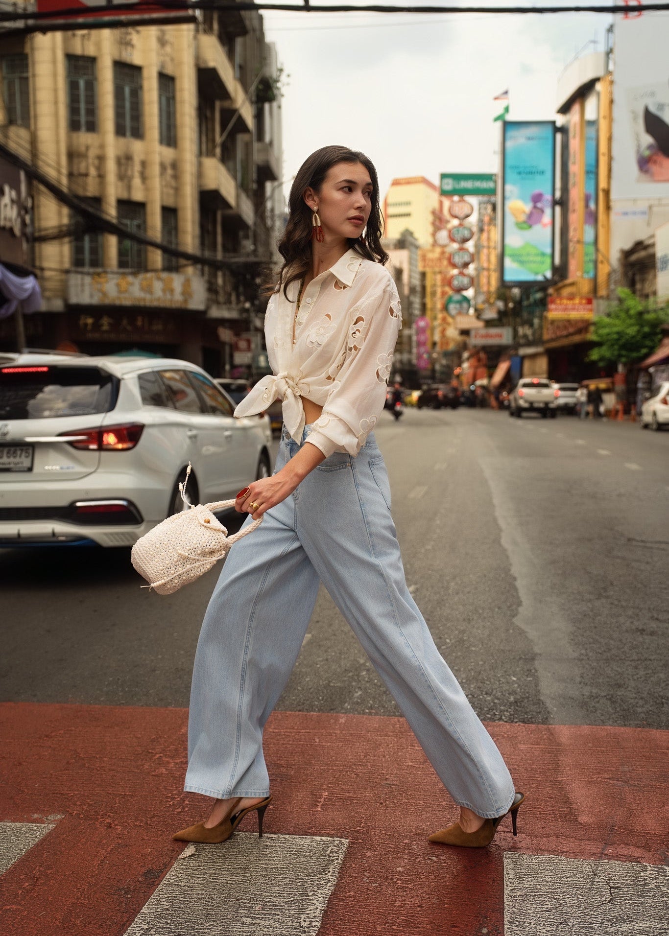 Jean Joly - denim bleu clair