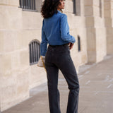 Jean Kendall - denim gris moyen