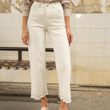 Jean Lola - denim blanc