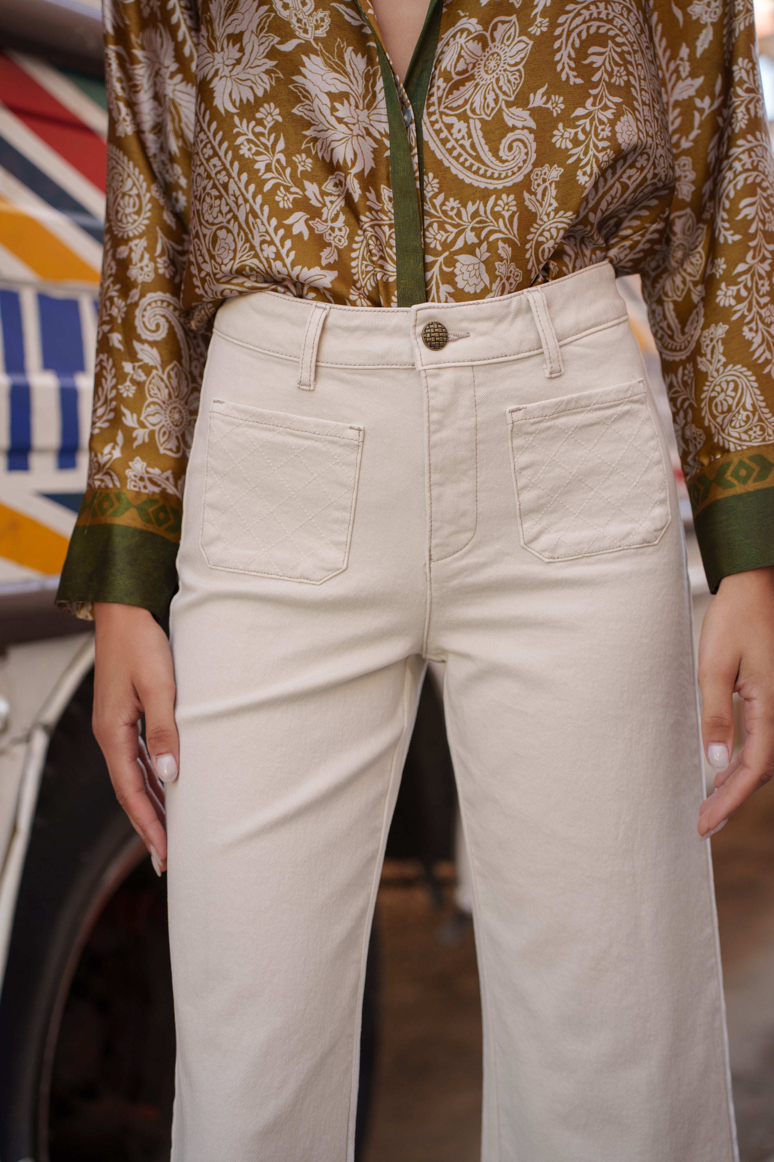 Jean Louise - denim beige