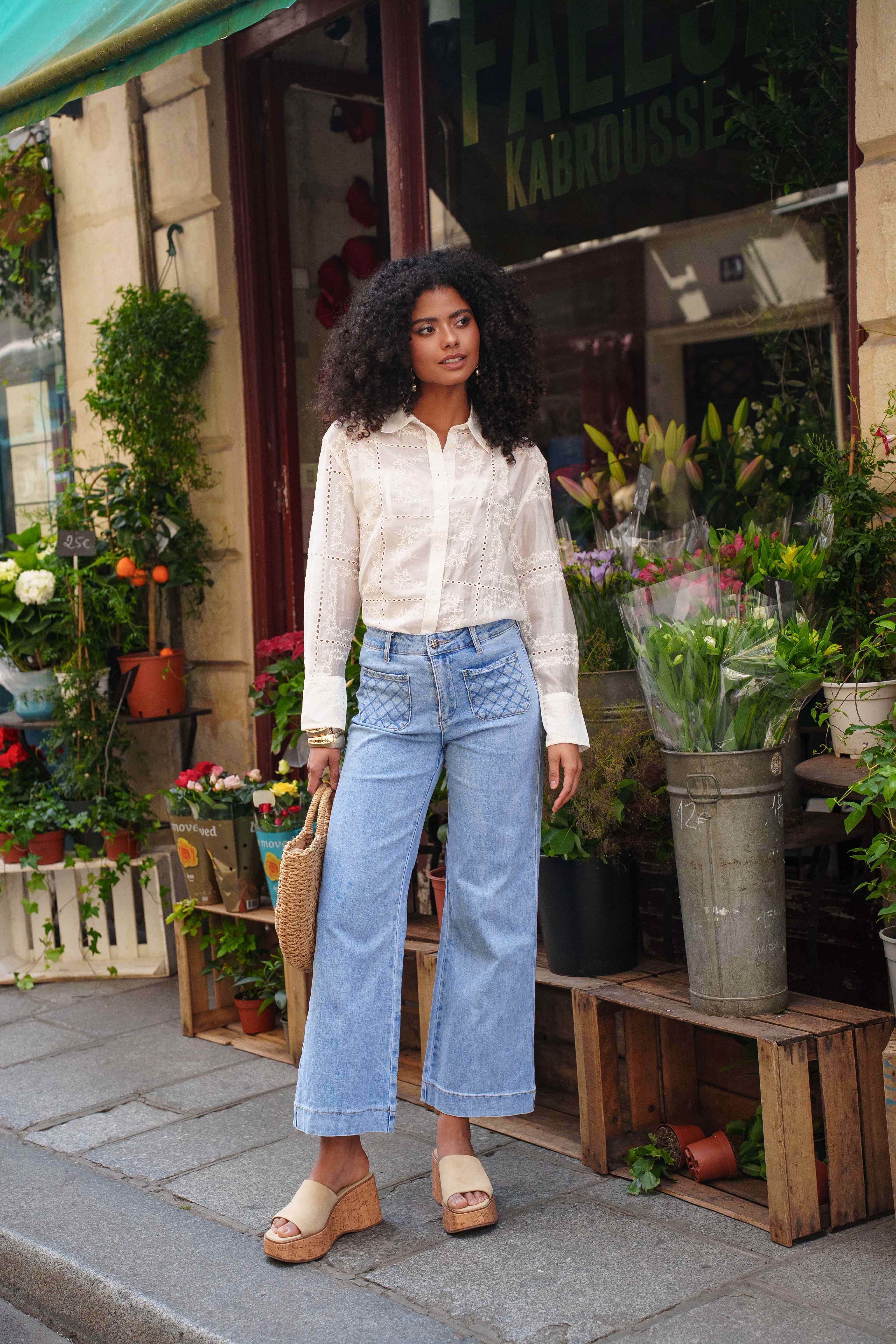 Jean Louise - denim clair