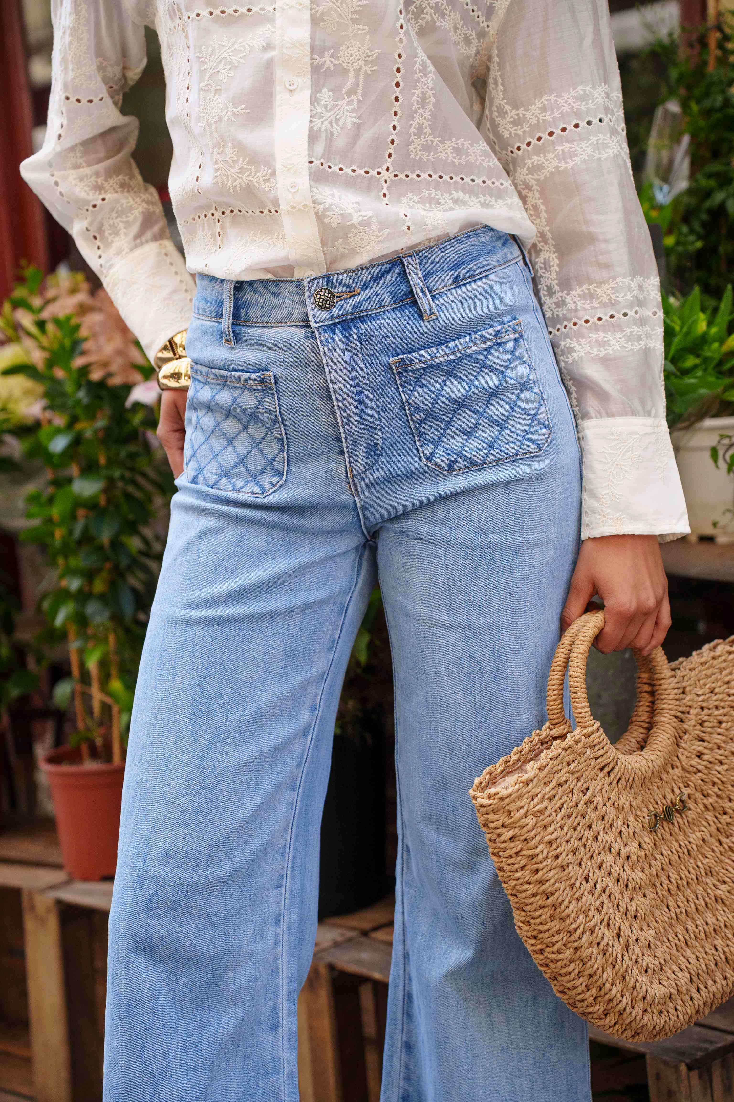 Jean Louise - denim clair