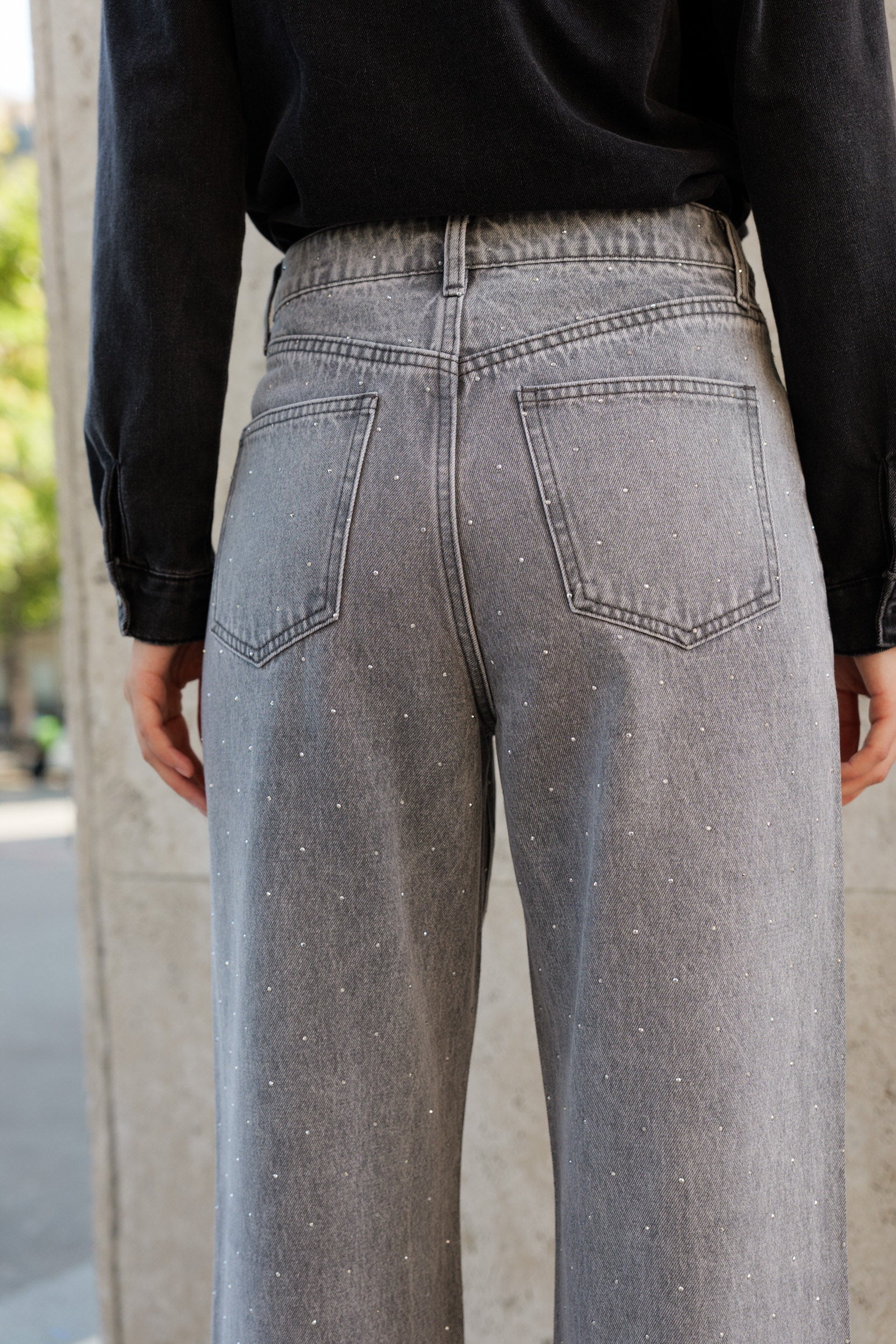 Jean Luxor - denim gris clair - Oraije Paris