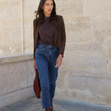 Jean Maryline - denim bleu foncé - Oraije Paris