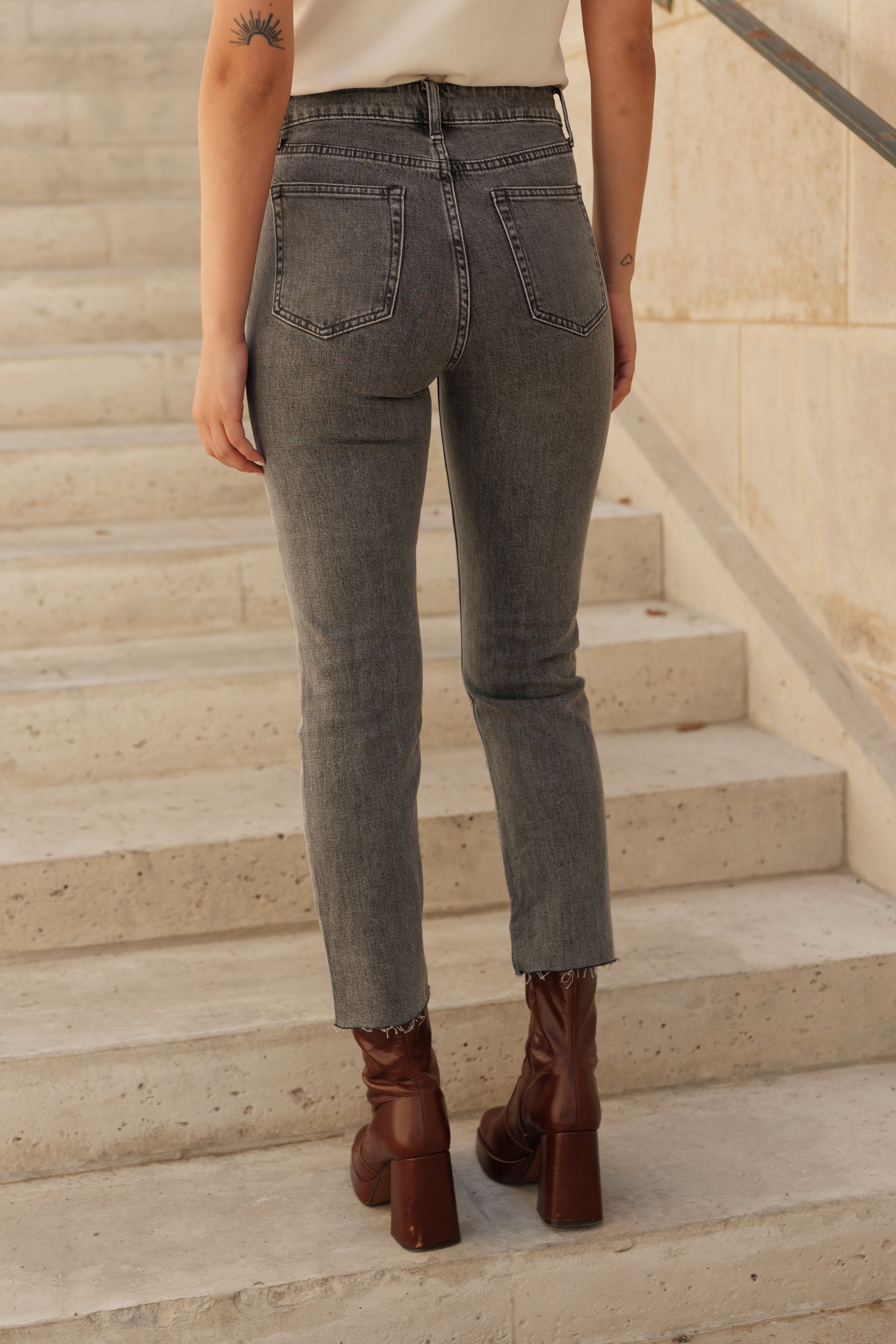 Jean Maryline - denim gris