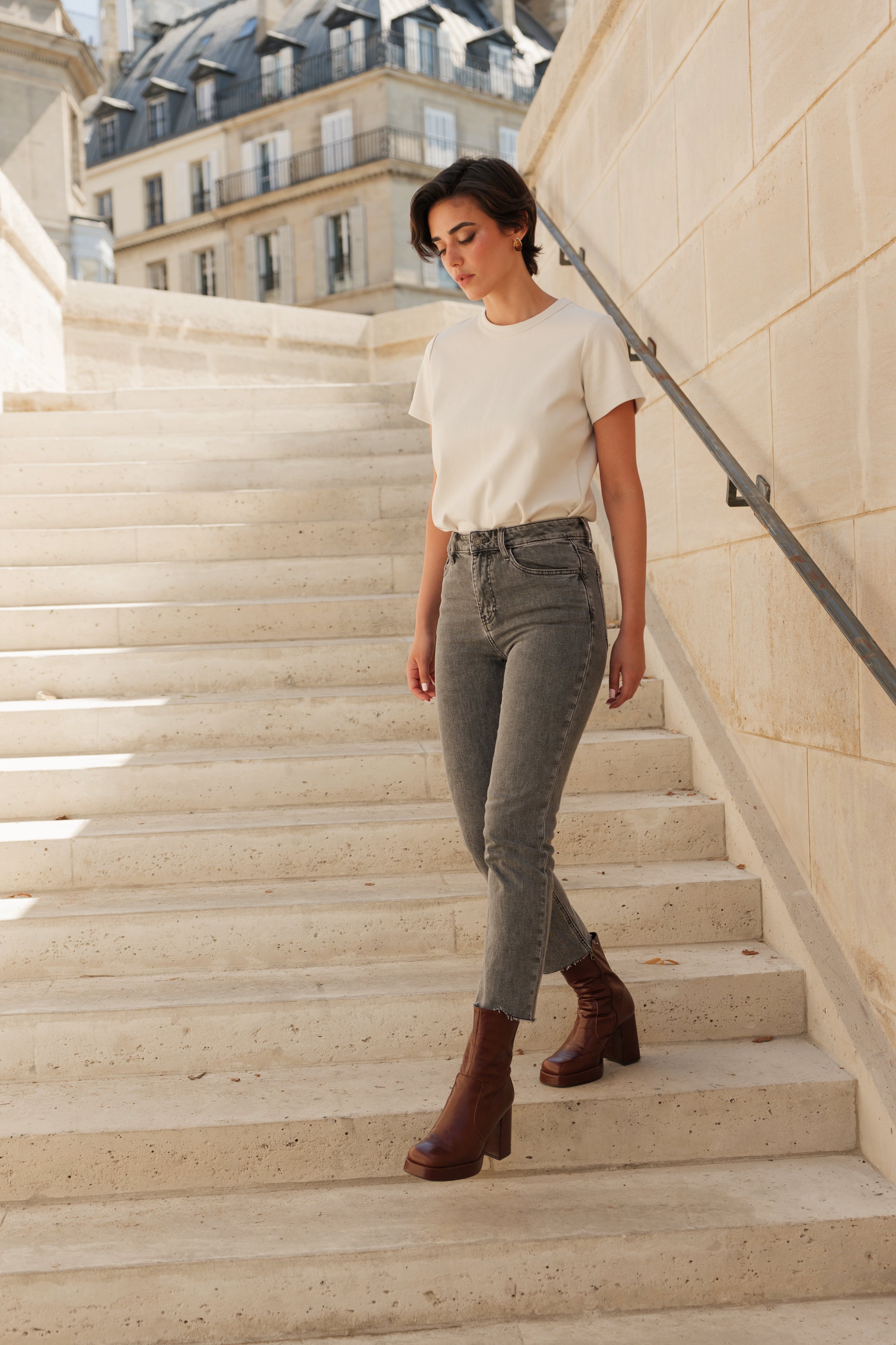 Jean Maryline - denim gris