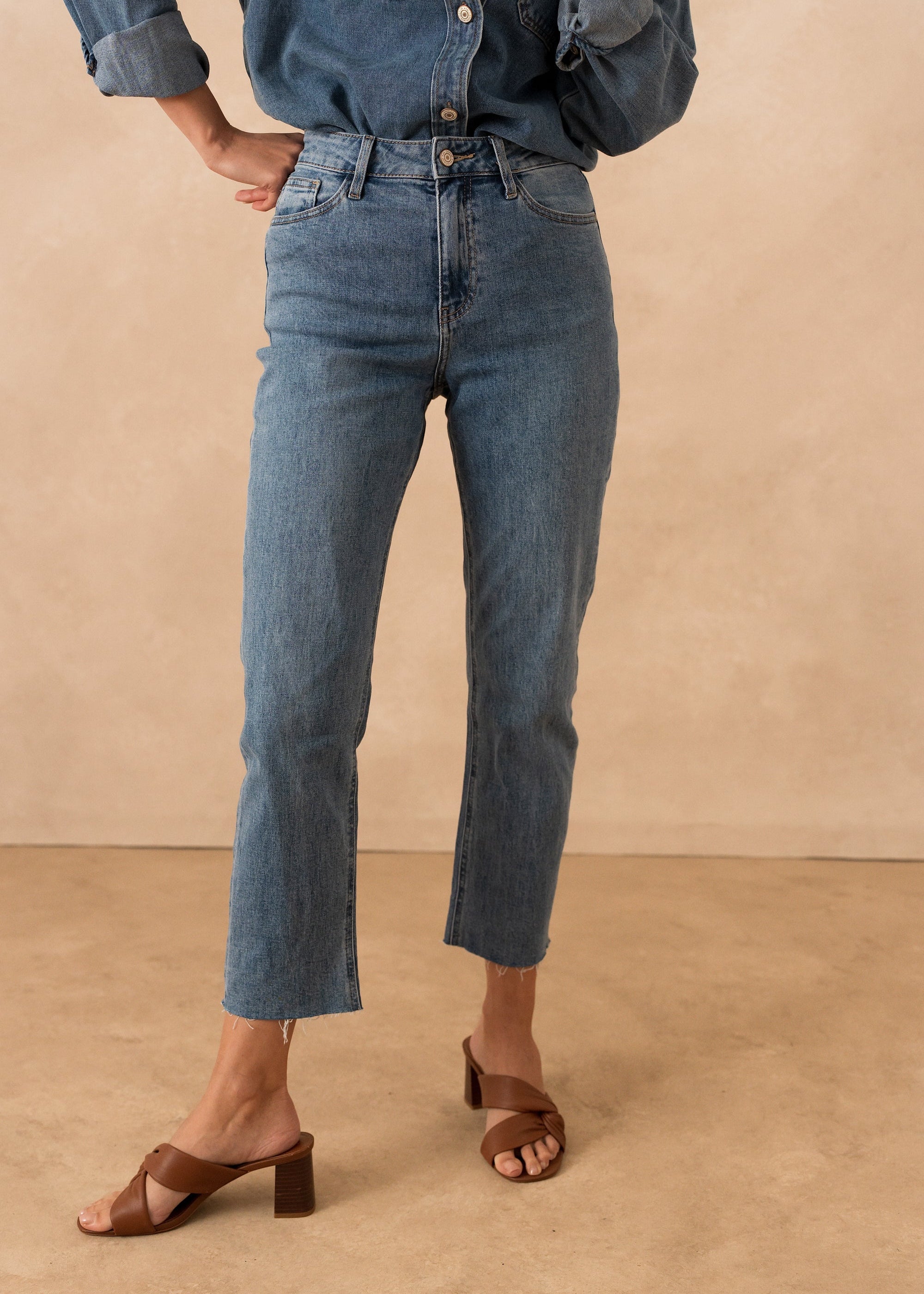 Jean Maryline - denim stone