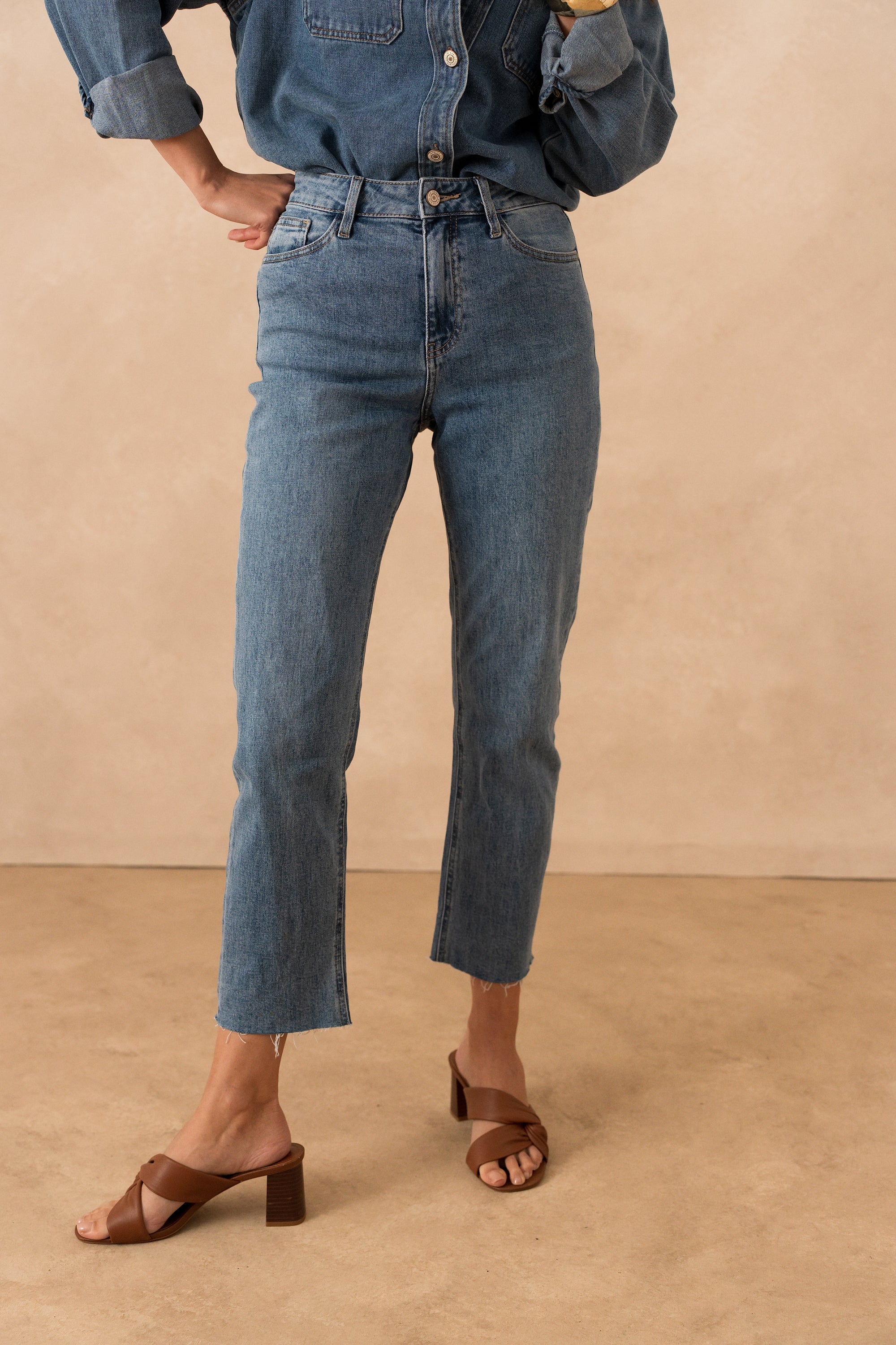 Jean Maryline - denim stone