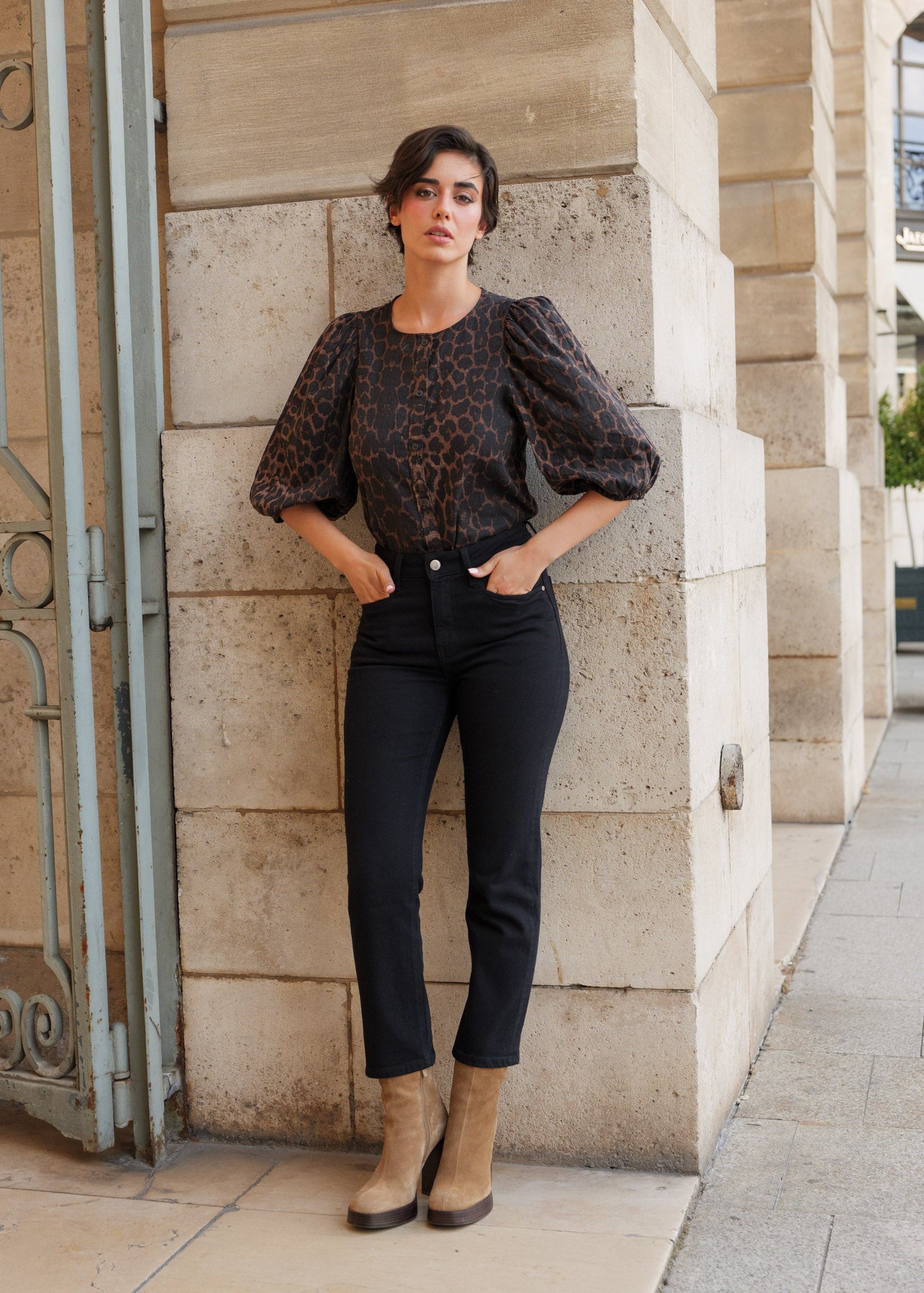 Jean Milena - denim noir - Oraije Paris