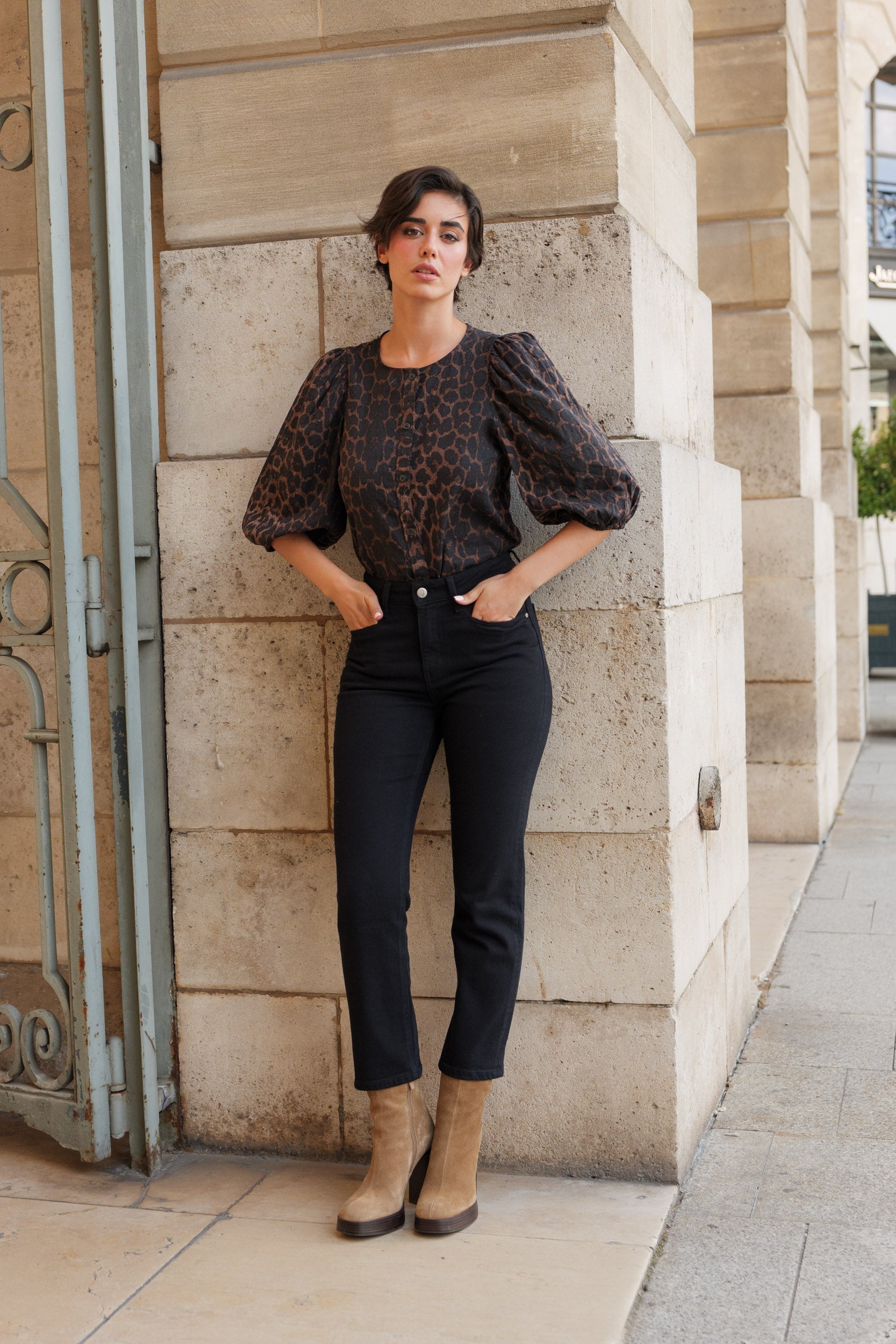 Jean Milena - denim noir - Oraije Paris