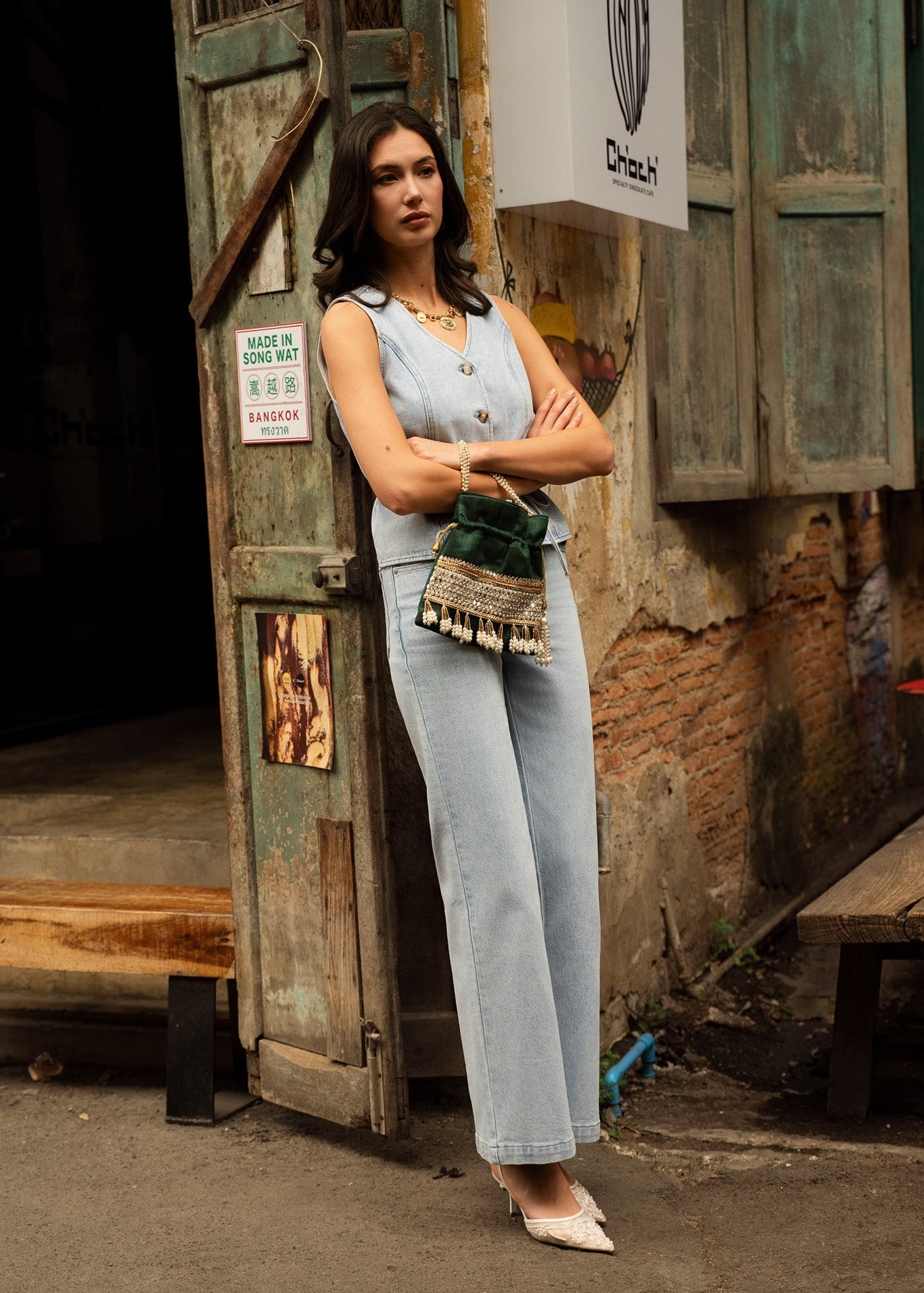 Jean Mona - denim bleu clair