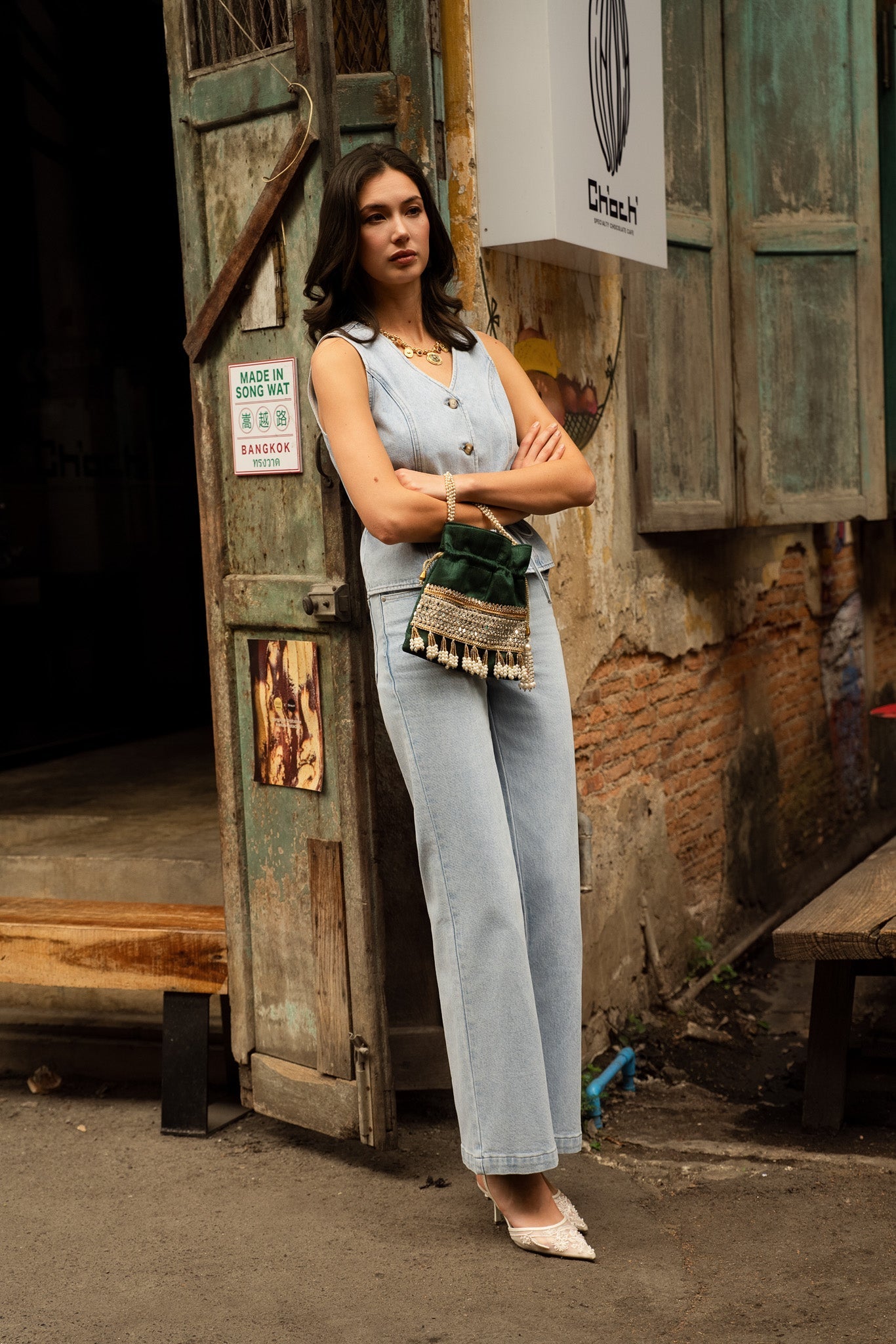 Jean Mona - denim bleu clair