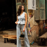 Jean Mona - denim bleu clair