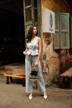 Jean Mona - denim bleu clair