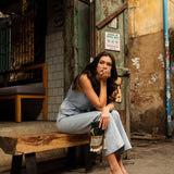 Jean Mona - denim bleu clair