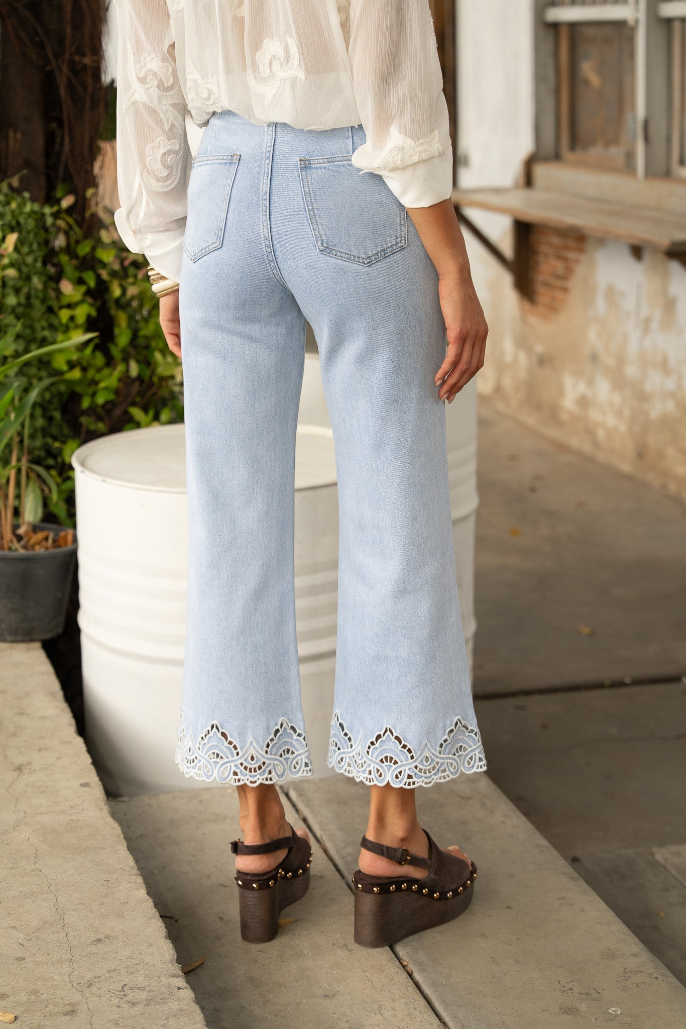 Jean Nola - denim bleu clair