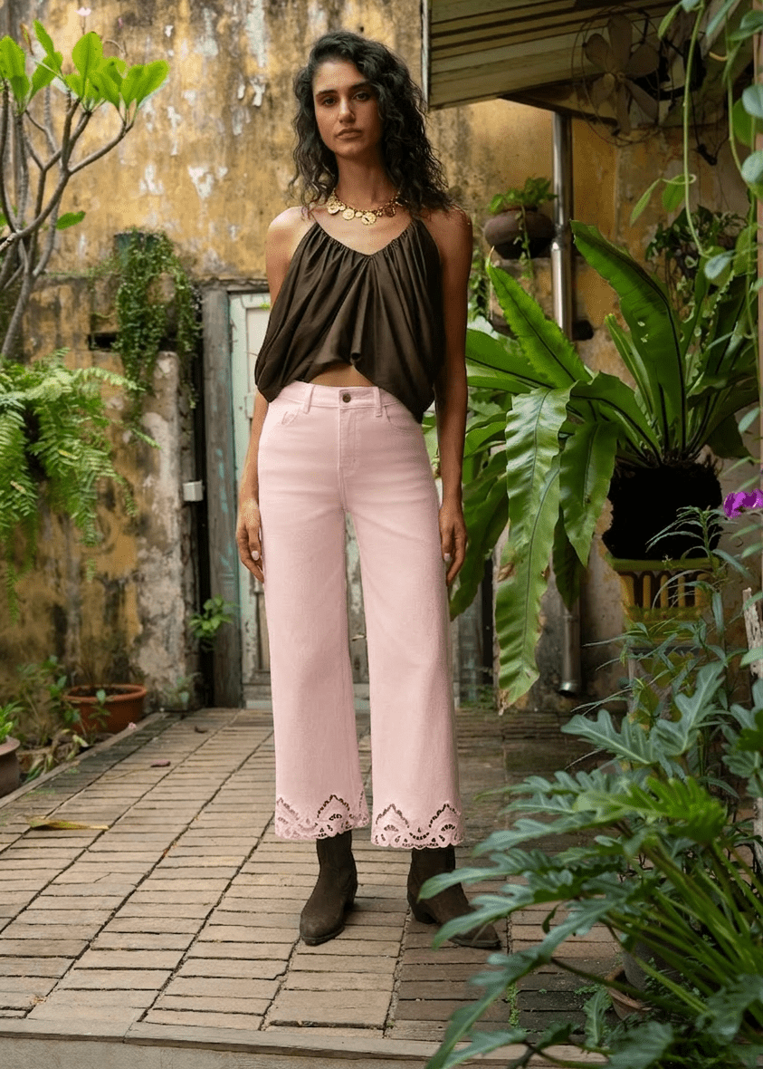 Jean Nola - denim rose