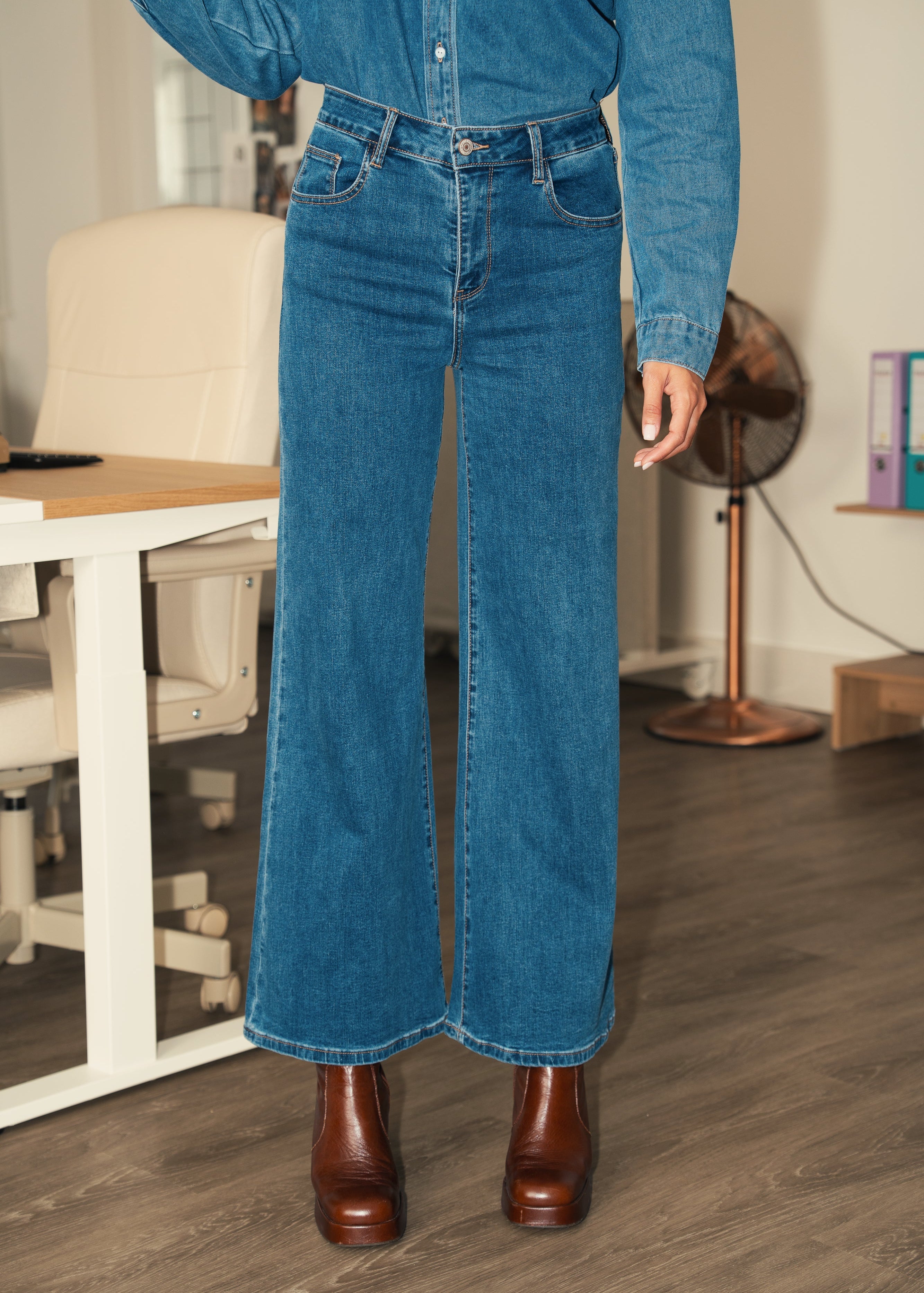 Jean Paris - denim bleu foncé - Oraije Paris