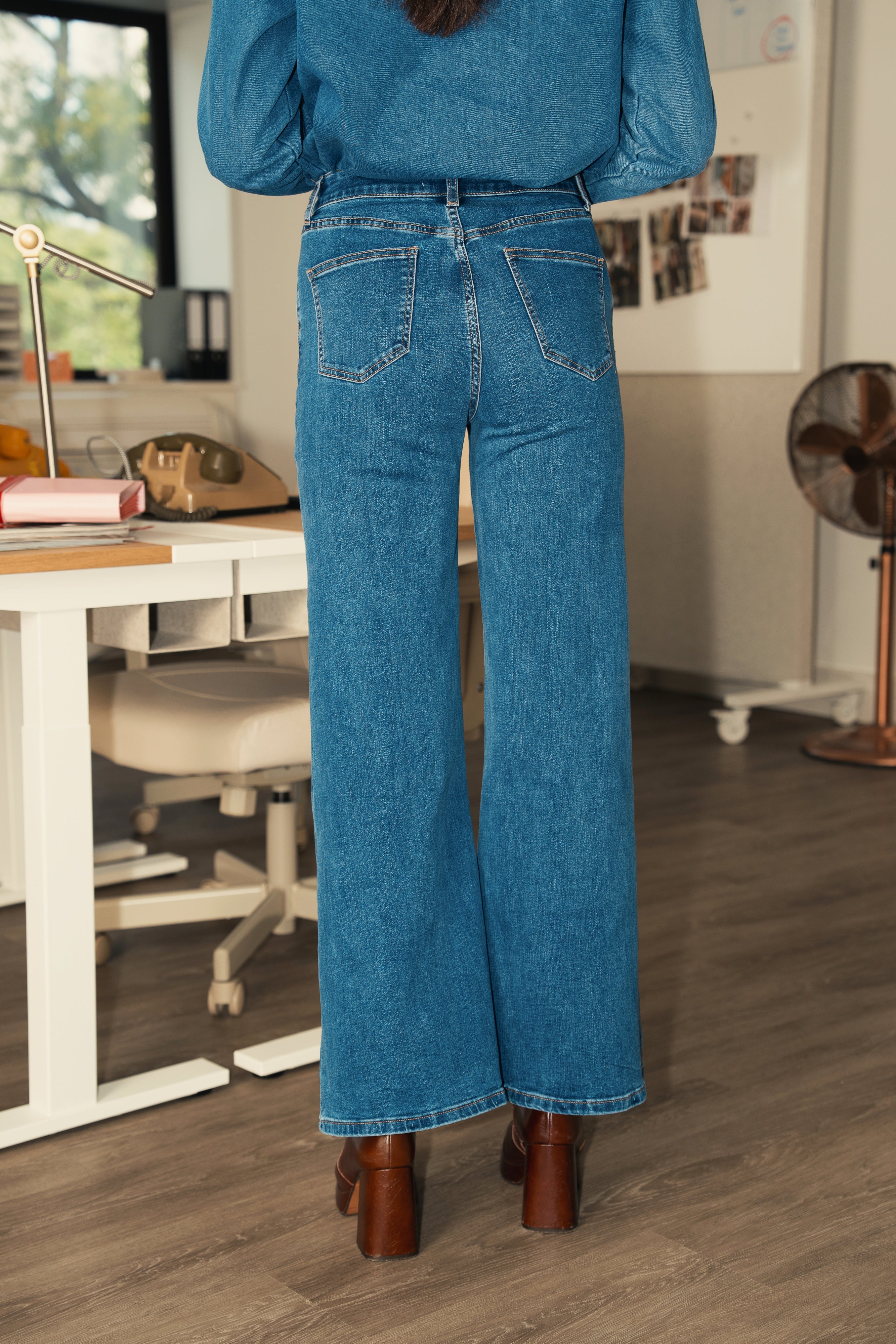 Jean Paris - denim bleu foncé - Oraije Paris