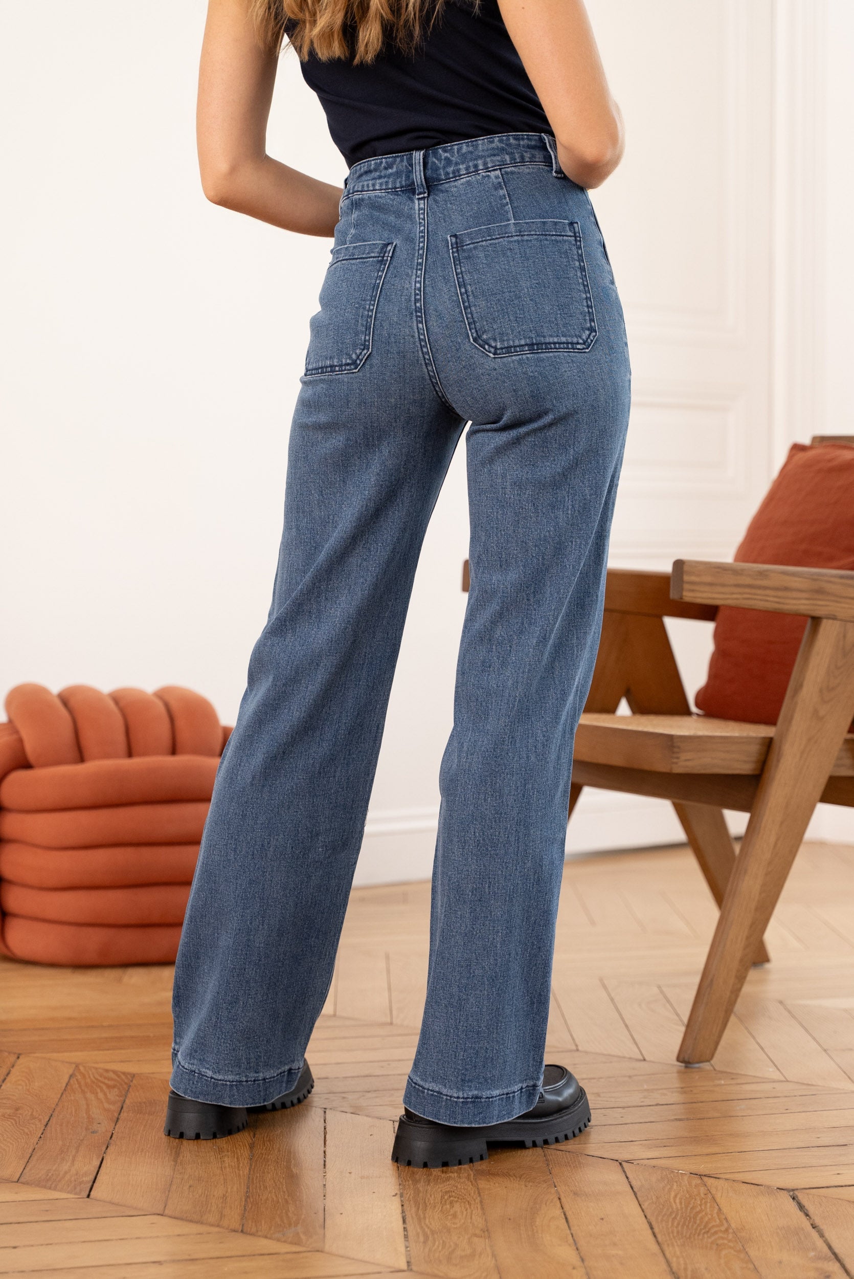 Jean Pauline - denim stone