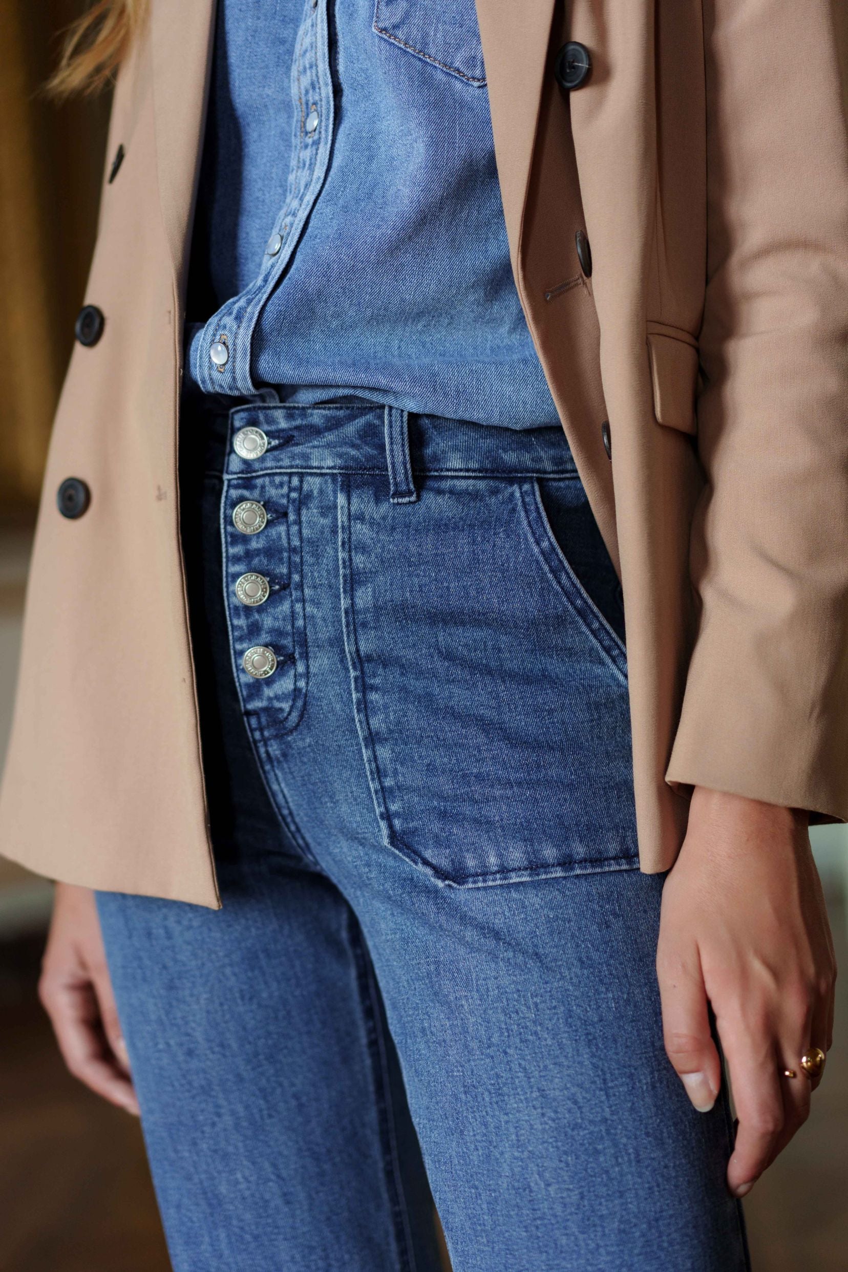 Jean Pauline - denim stone