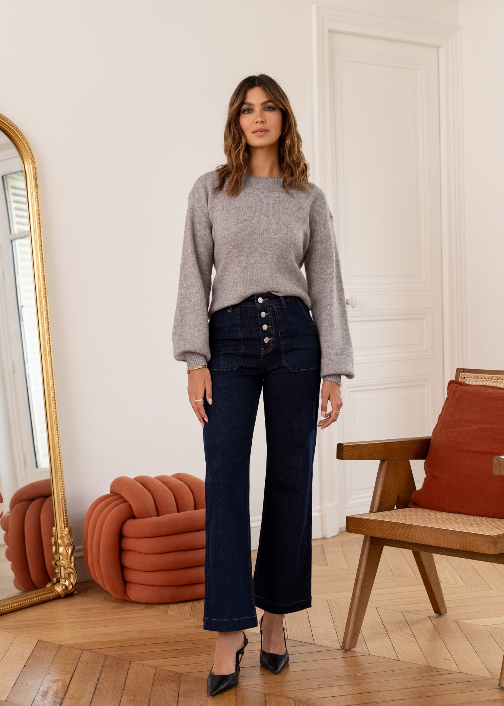 Jean Paulinette - denim brut