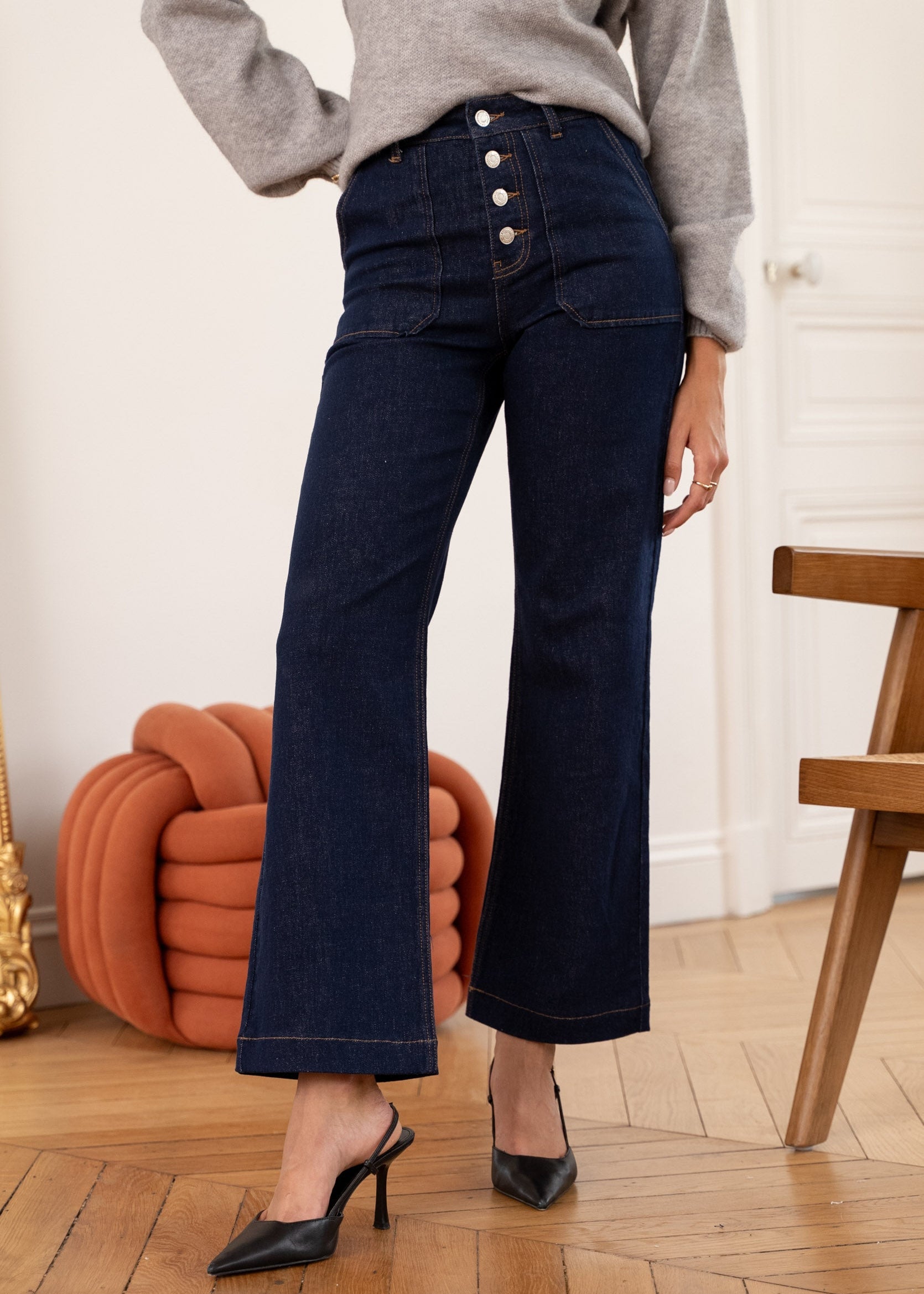 Jean Paulinette - denim brut