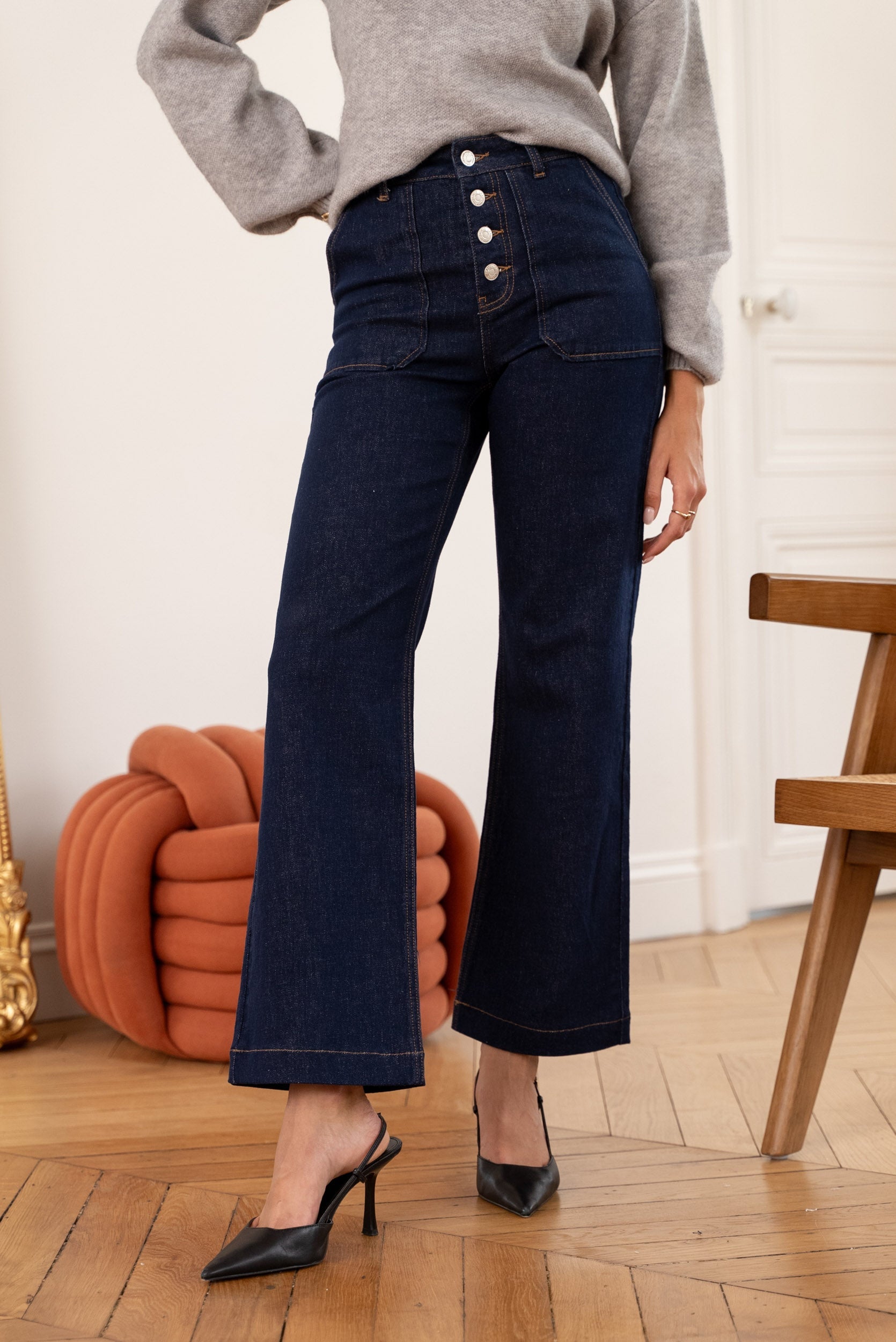 Jean Paulinette - denim brut