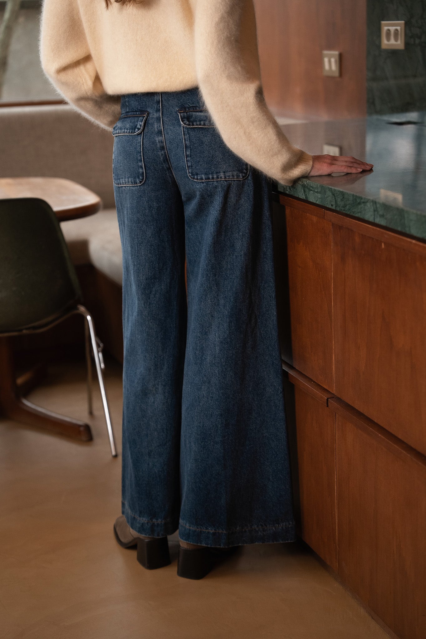 Jean Pepino - denim bleu foncé - Oraije Paris