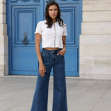 Jean Pietro - denim bleu foncé - Oraije Paris