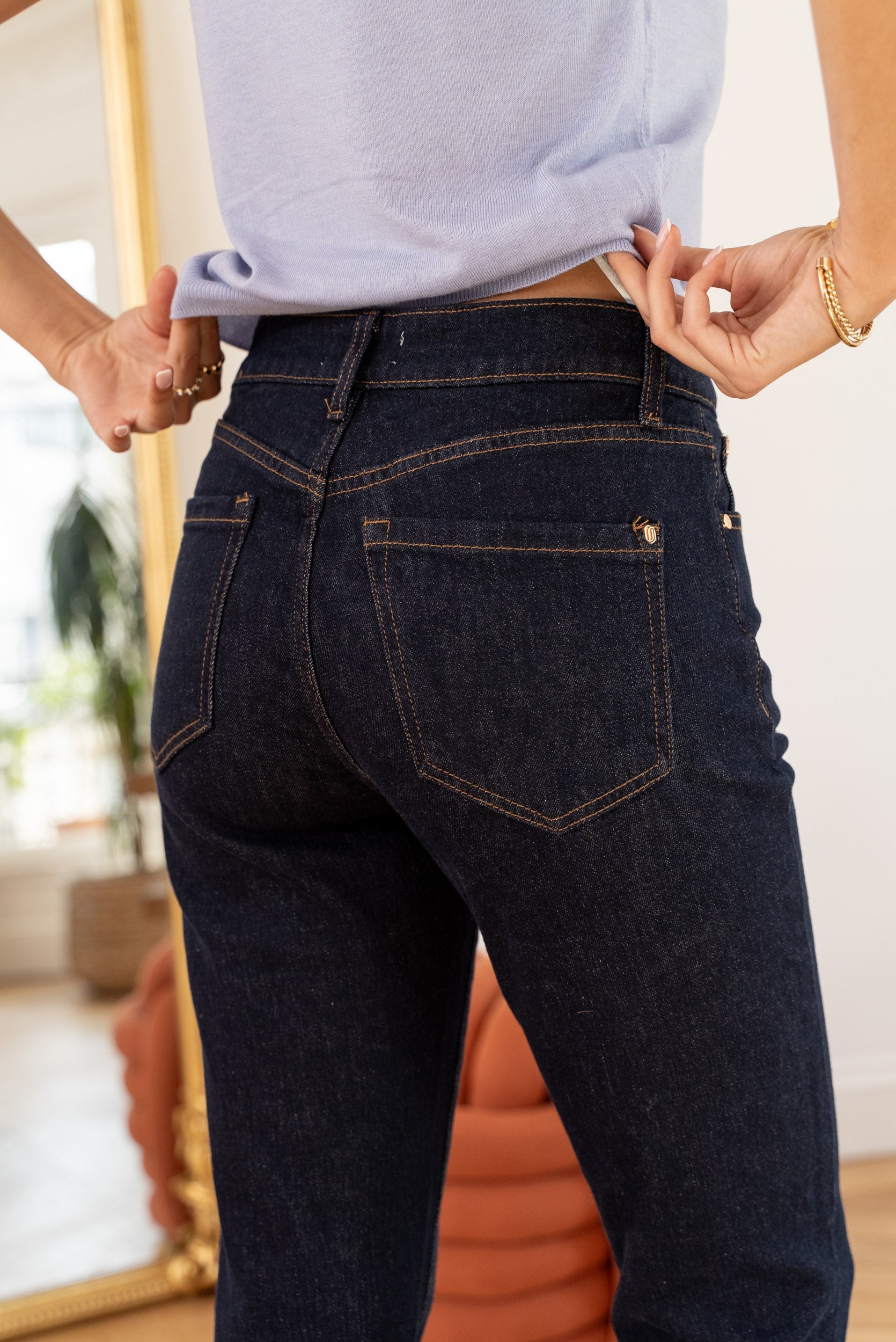 Jean Sandrine - denim brut