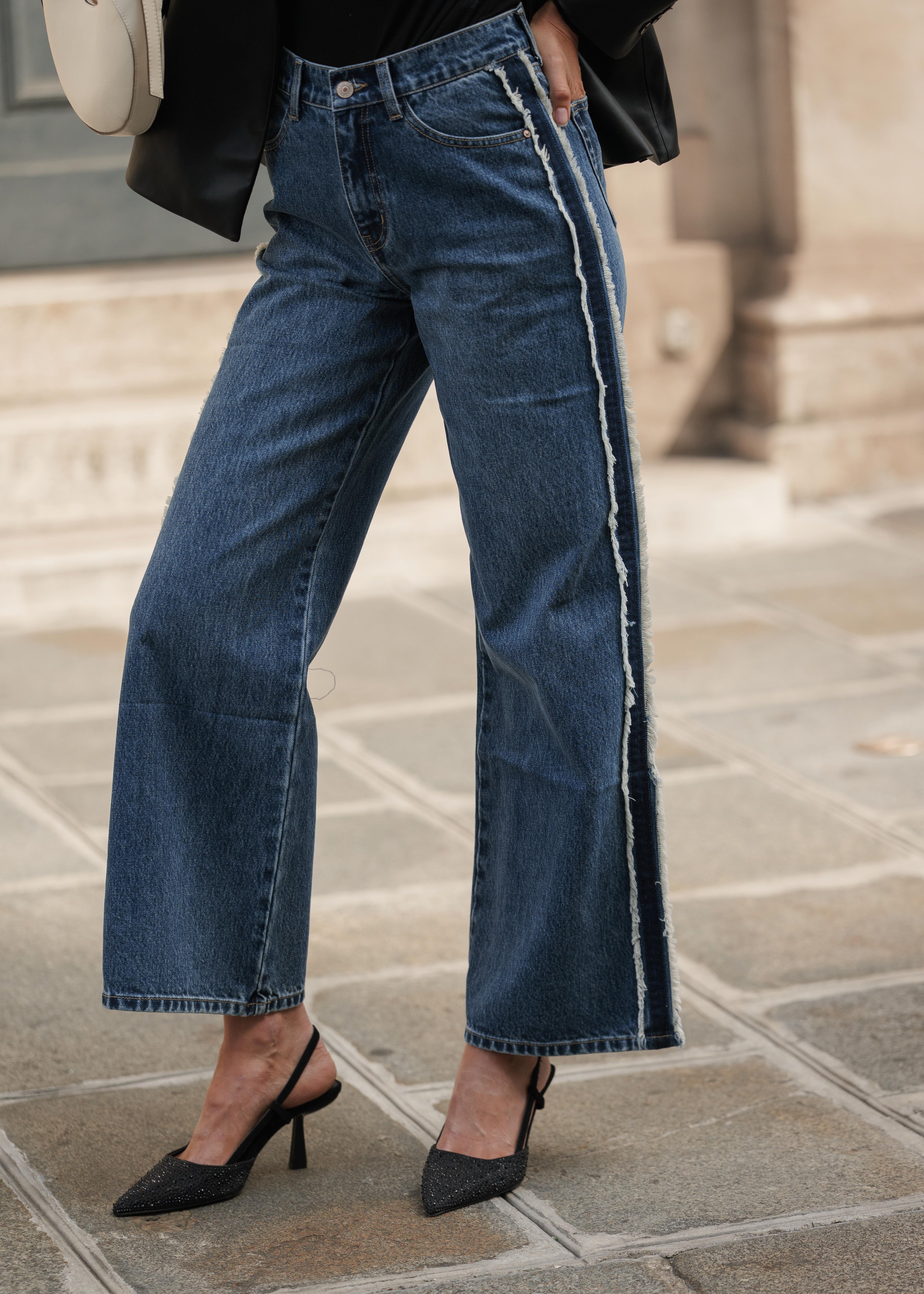 Jean Sawyer - denim bleu foncé - Oraije Paris